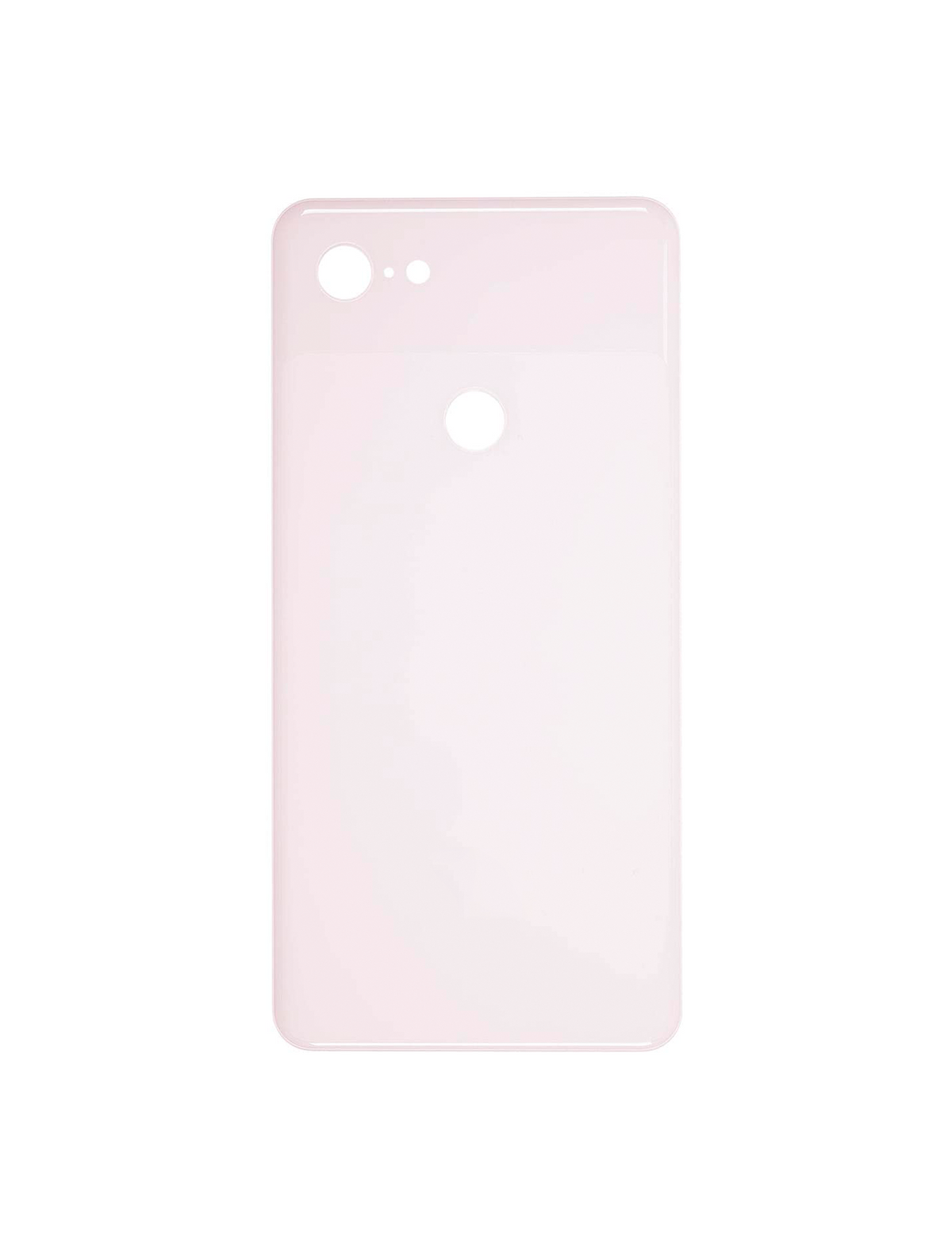Back cover Glass For Google Pixel 3 (Used OEM Pull: Grade New) (Pink) - replacement component detail view