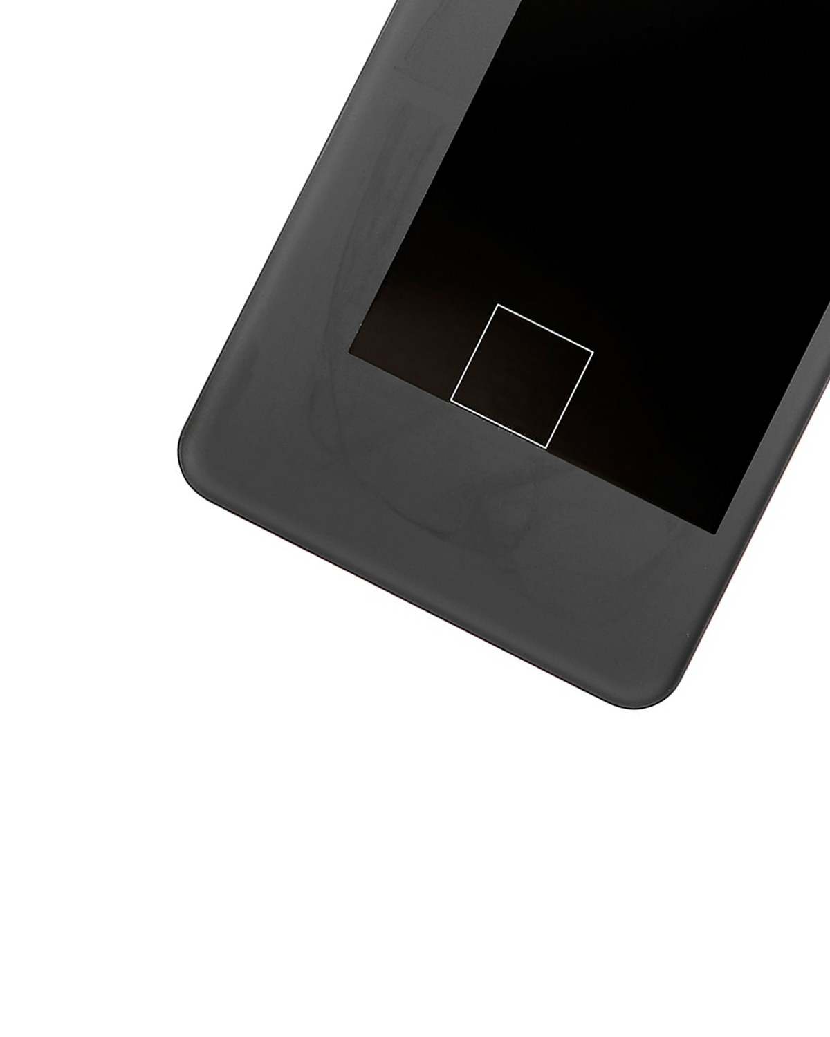 Back cover Glass For Google Pixel 3 XL (Used OEM Pull: Grade New) (Black) - phone repair part close-up