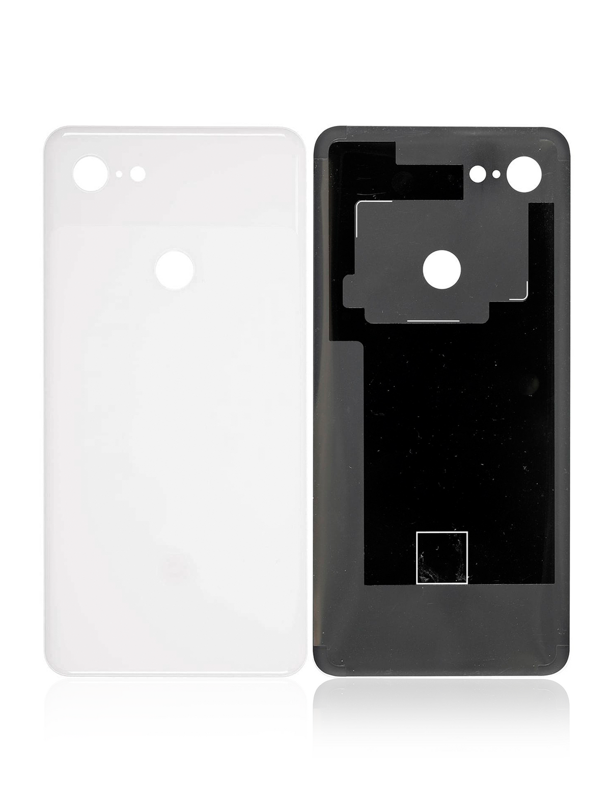 Back cover Glass For Google Pixel 3 XL (Used OEM Pull: Grade New) (White) - replacement part product view