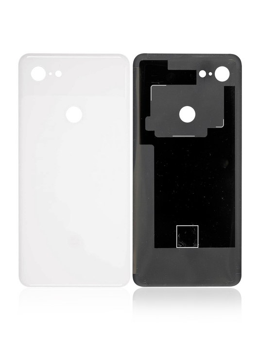 Back cover Glass For Google Pixel 3 XL (Used OEM Pull: Grade New) (White) - replacement part product view