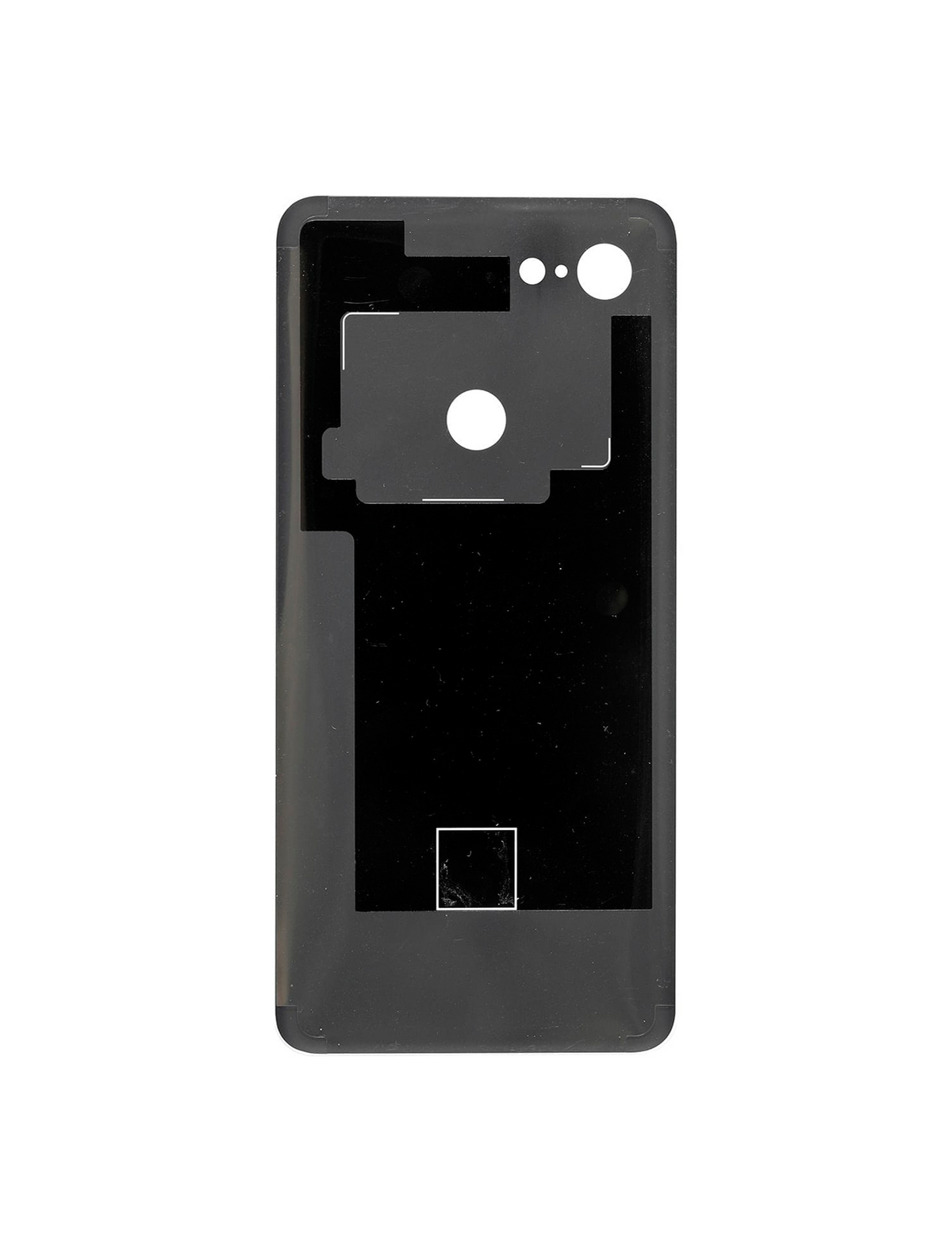 Back cover Glass For Google Pixel 3 XL (Used OEM Pull: Grade New) (White) - repair component alternate view