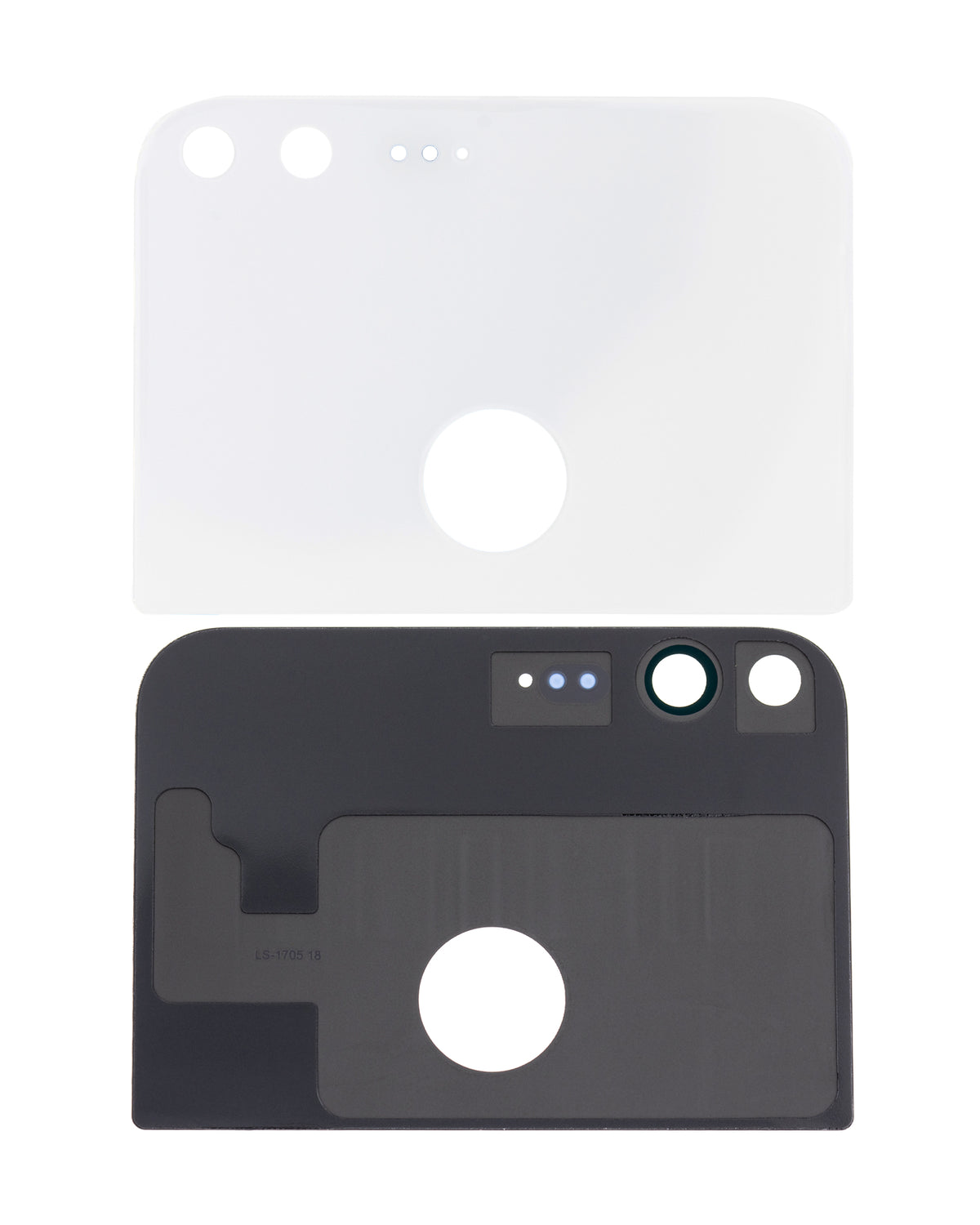 Back Glass For Google Pixel XL (White) - repair component alternate view