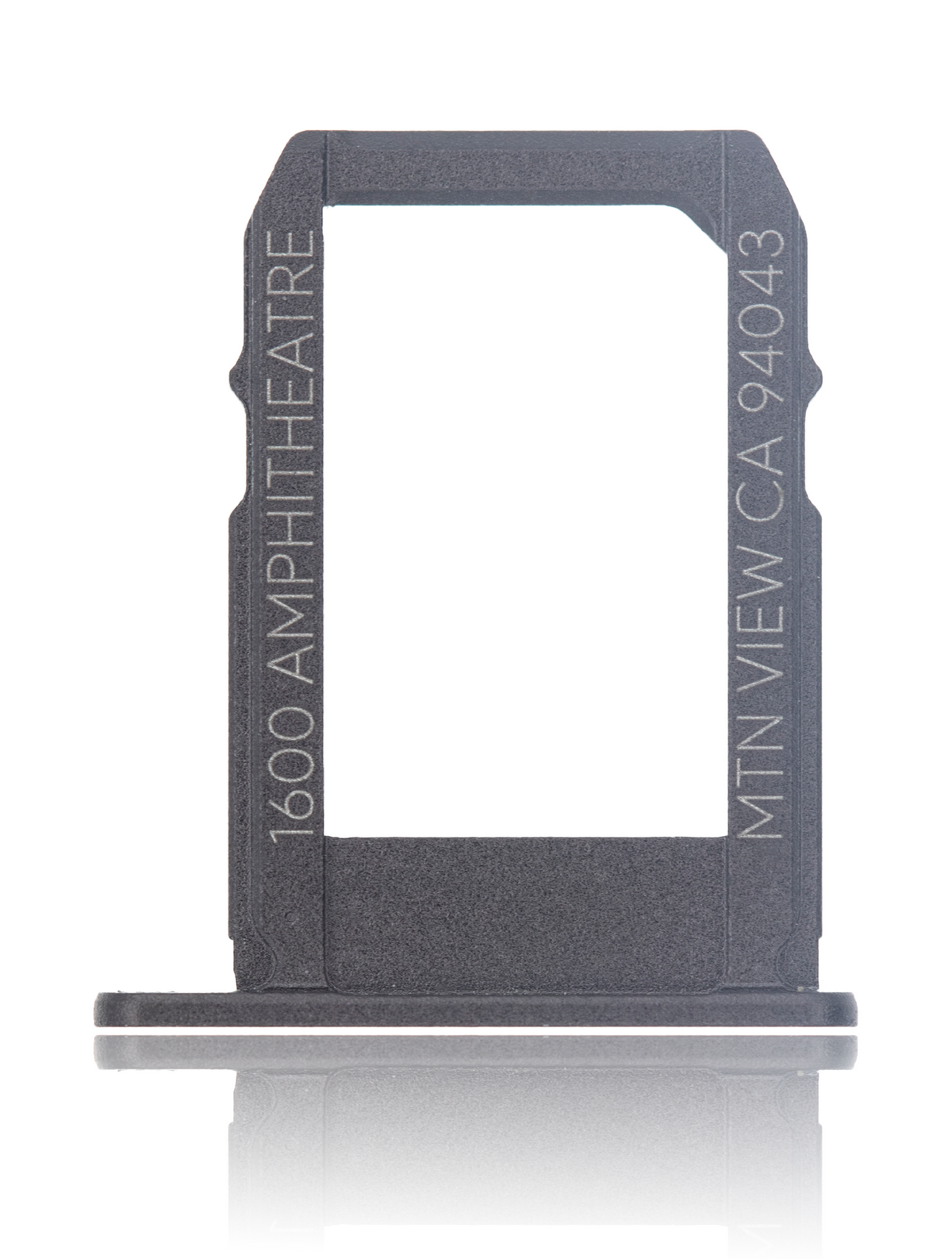 Sim Card Tray For Google Pixel / Pixel XL (Black) - replacement component detail view