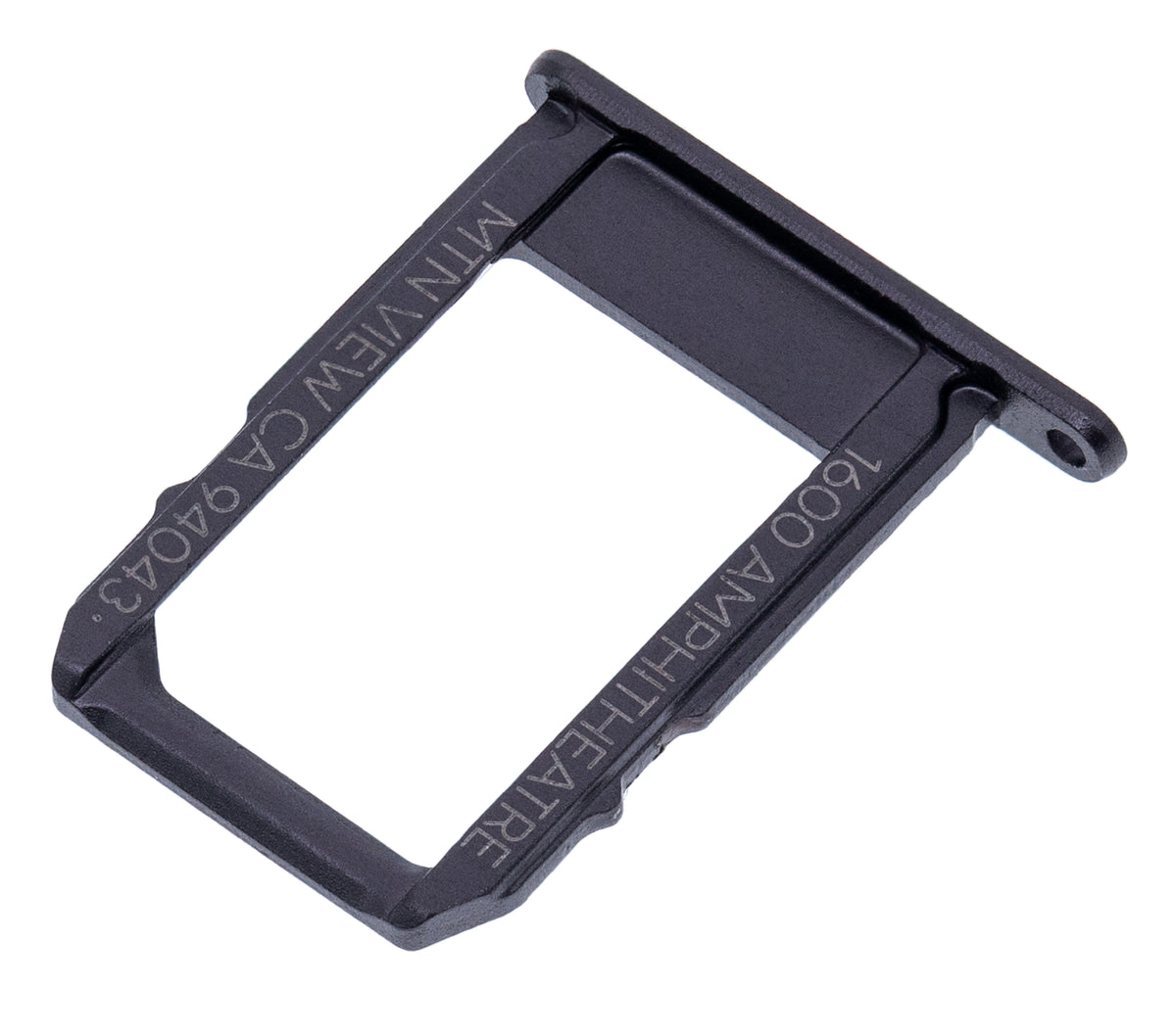 Sim Card Tray For Google Pixel / Pixel XL (Black) - phone repair part close-up