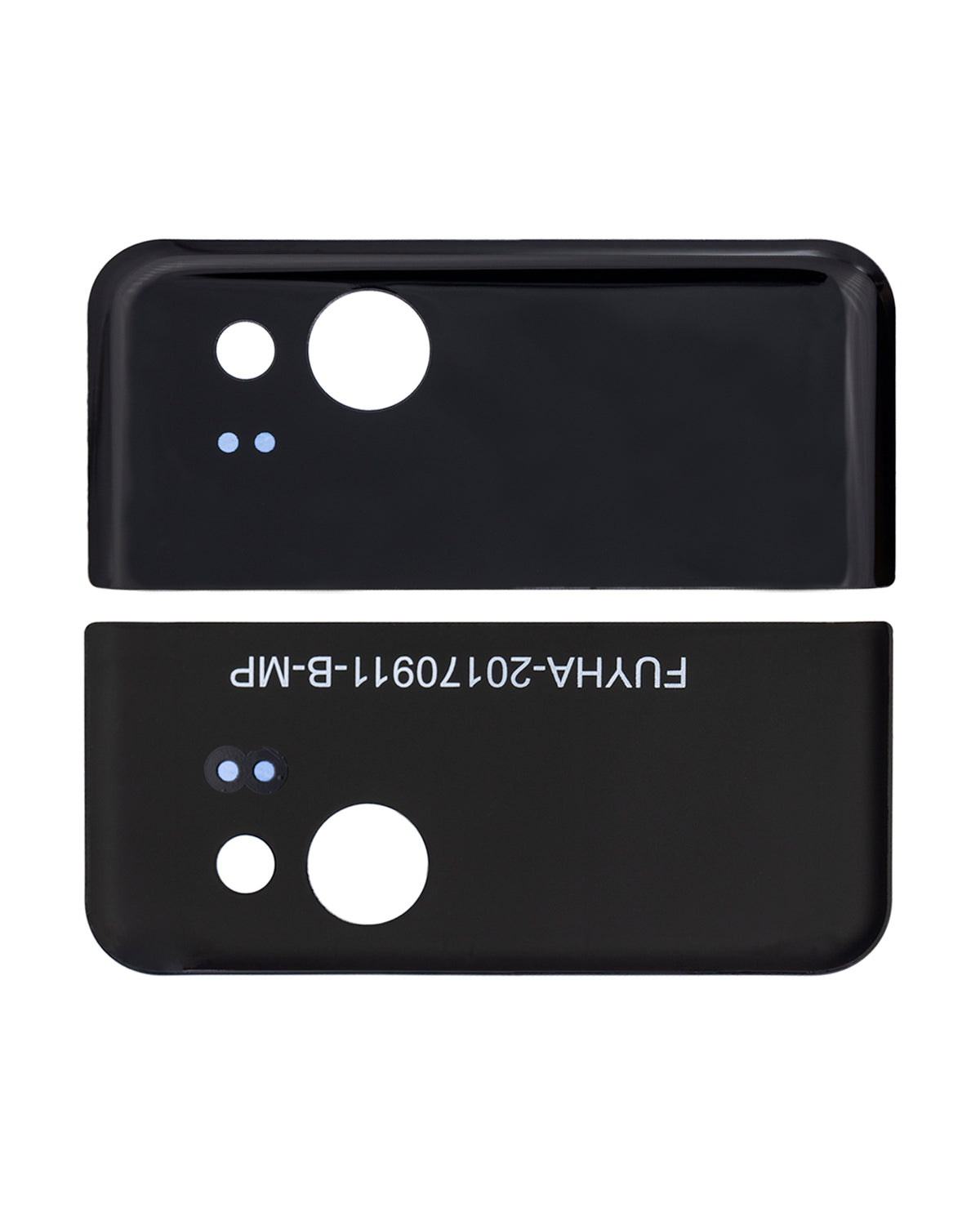 Back Glass For Google Pixel 2 (Just Black) - repair component alternate view