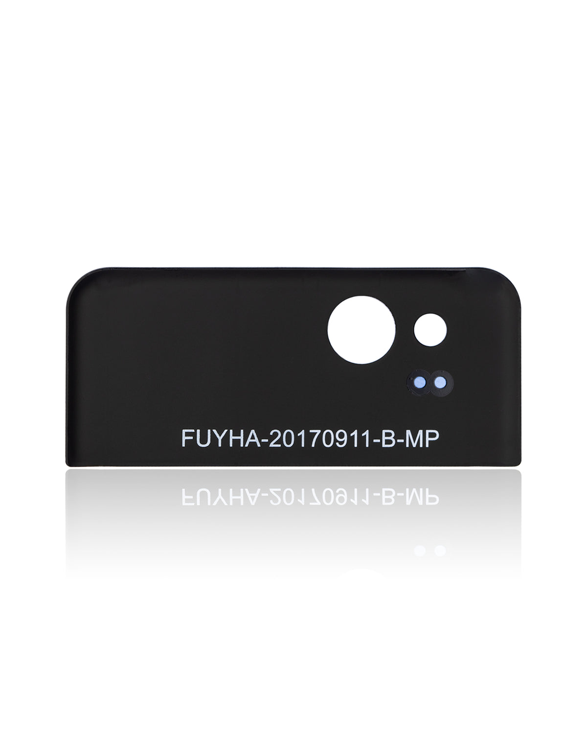 Back Glass For Google Pixel 2 (Just Black) - replacement component detail view