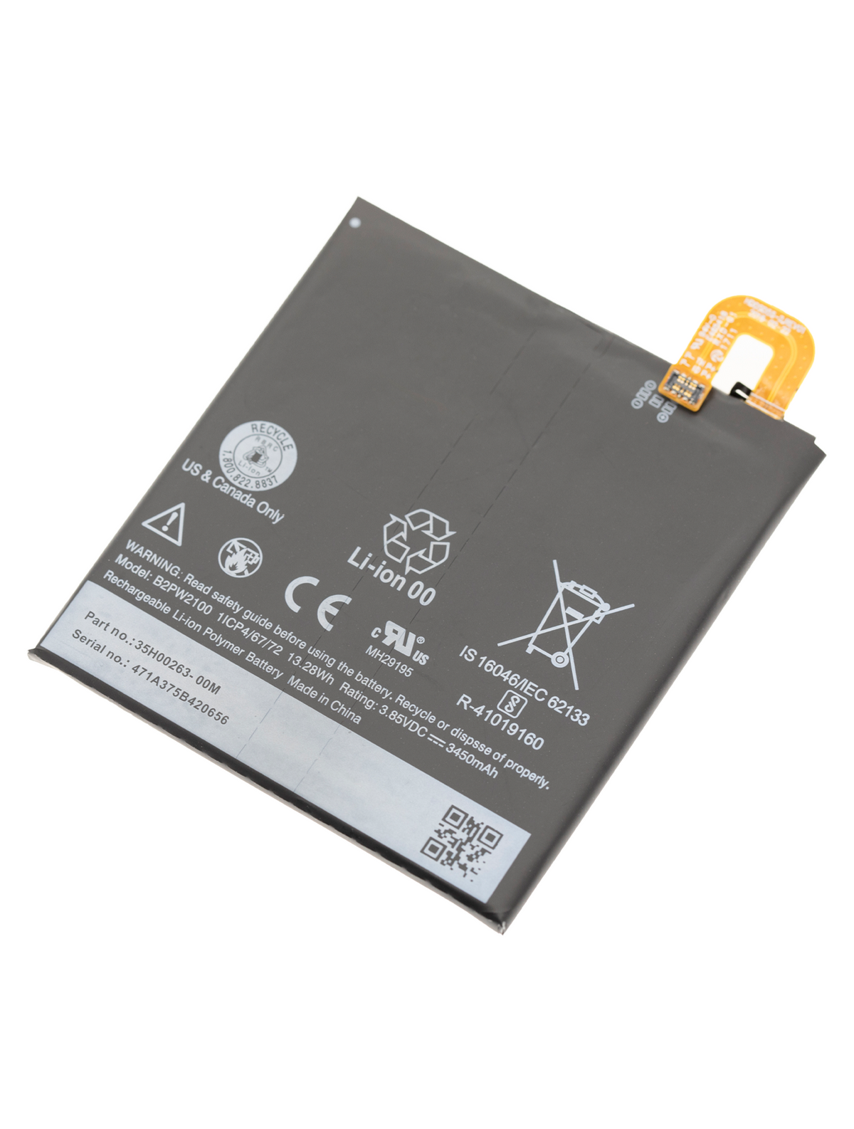 Replacement Battery For Google Pixel XL (B2PW2100) - phone repair part close-up