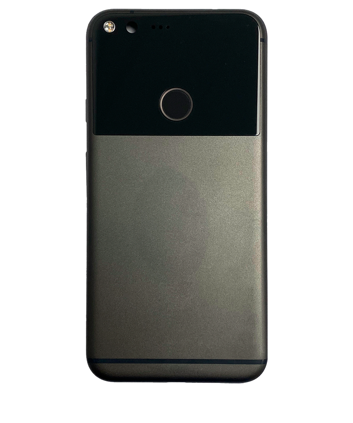 Back Housing W/ Small Components Pre-Installed For Google Pixel XL (Used OEM Pull: Grade A) (Black) - replacement component detail view