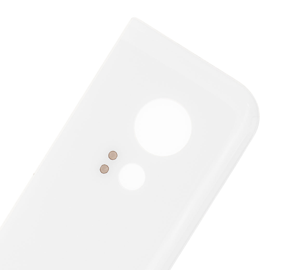Back Glass For Google Pixel 2 XL (White) - repair component detailed angle