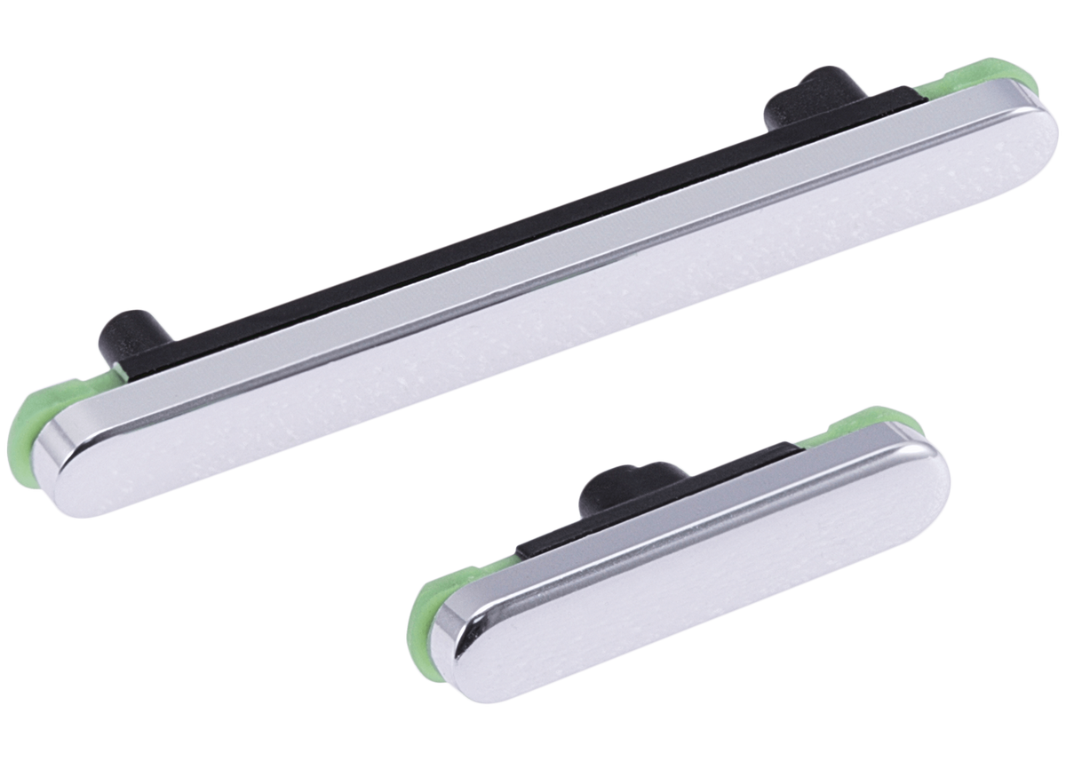 Hard Buttons (Power / Volume) For Google Pixel 7 (Snow) - phone repair part close-up