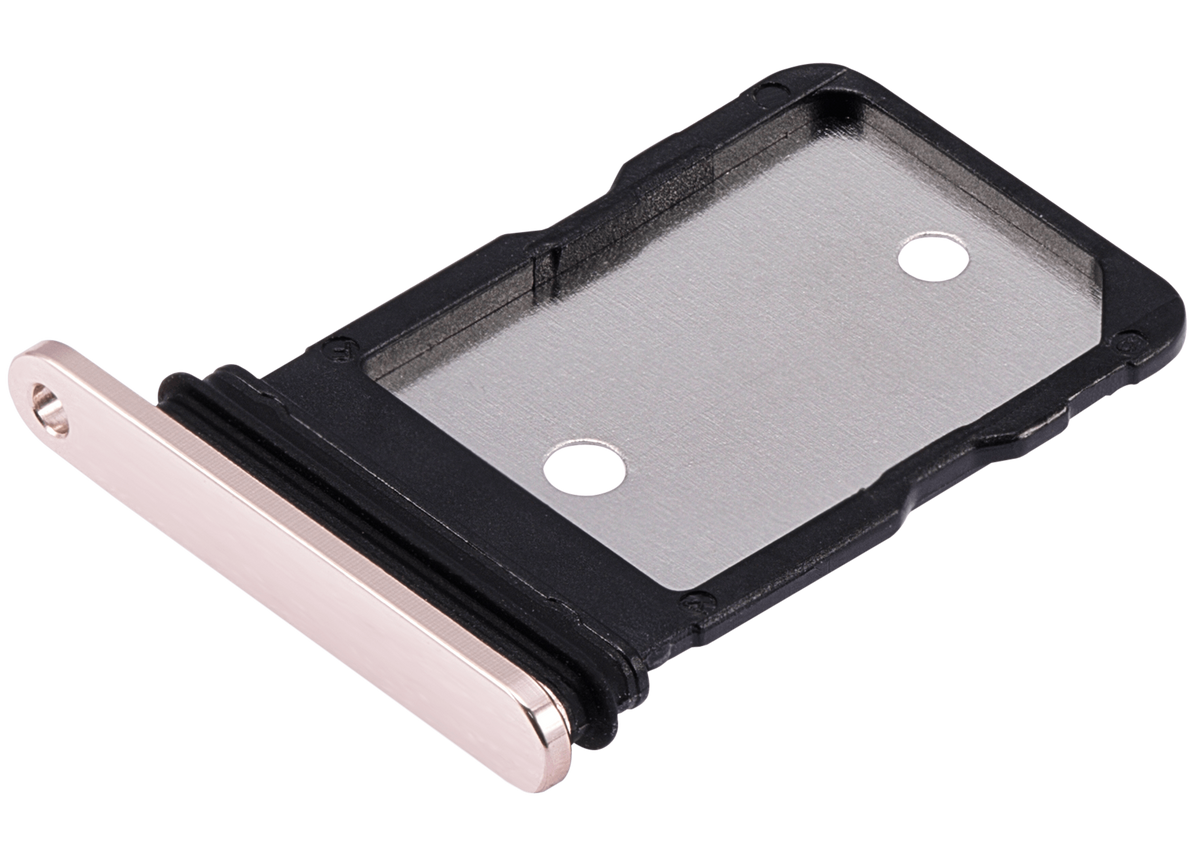 Single Sim Card Tray For Google Pixel 7 (Snow) - phone repair part close-up