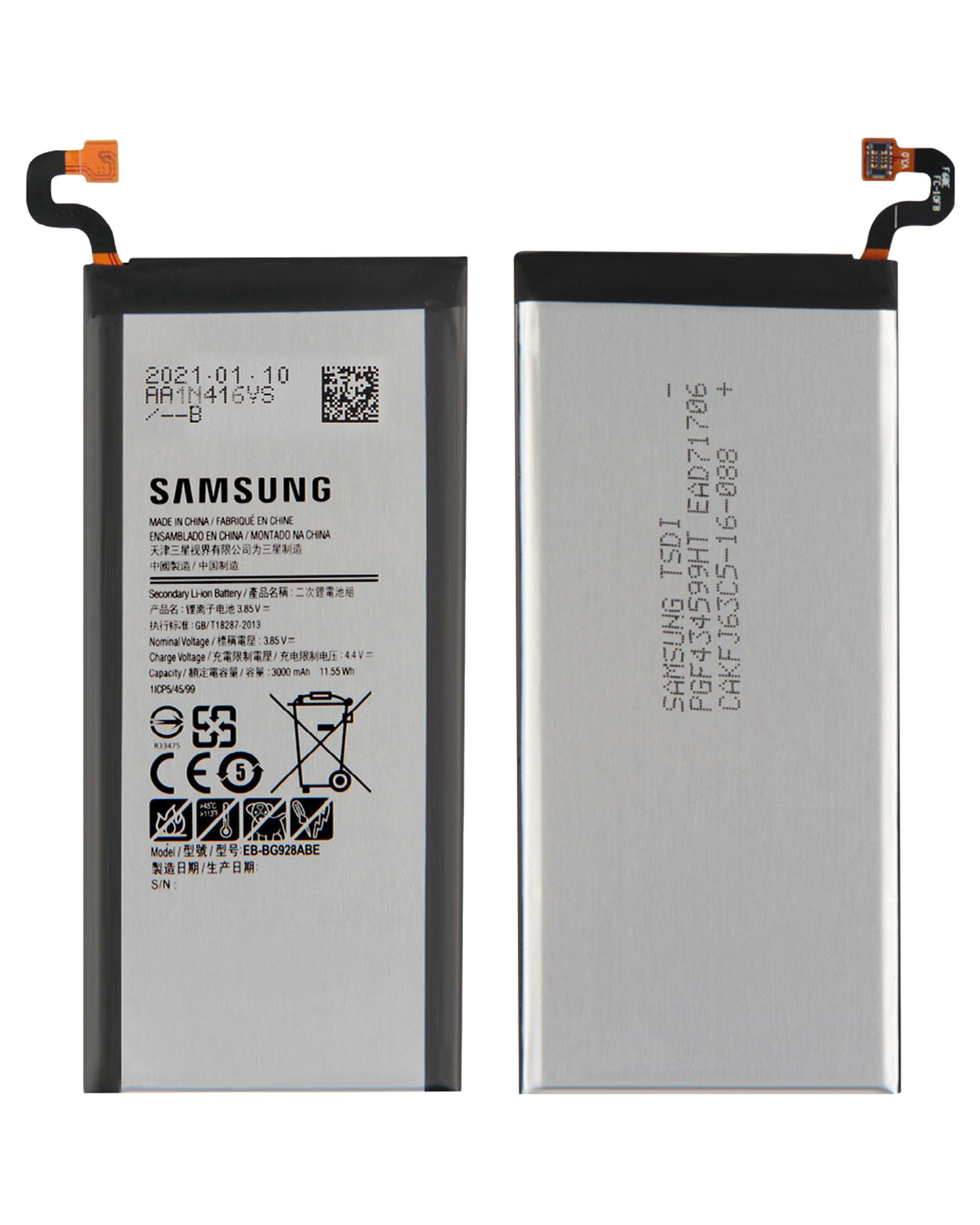 Replacement Battery For Samsung Galaxy S6 Edge Plus (EB-BG928ABA) (Service Pack)