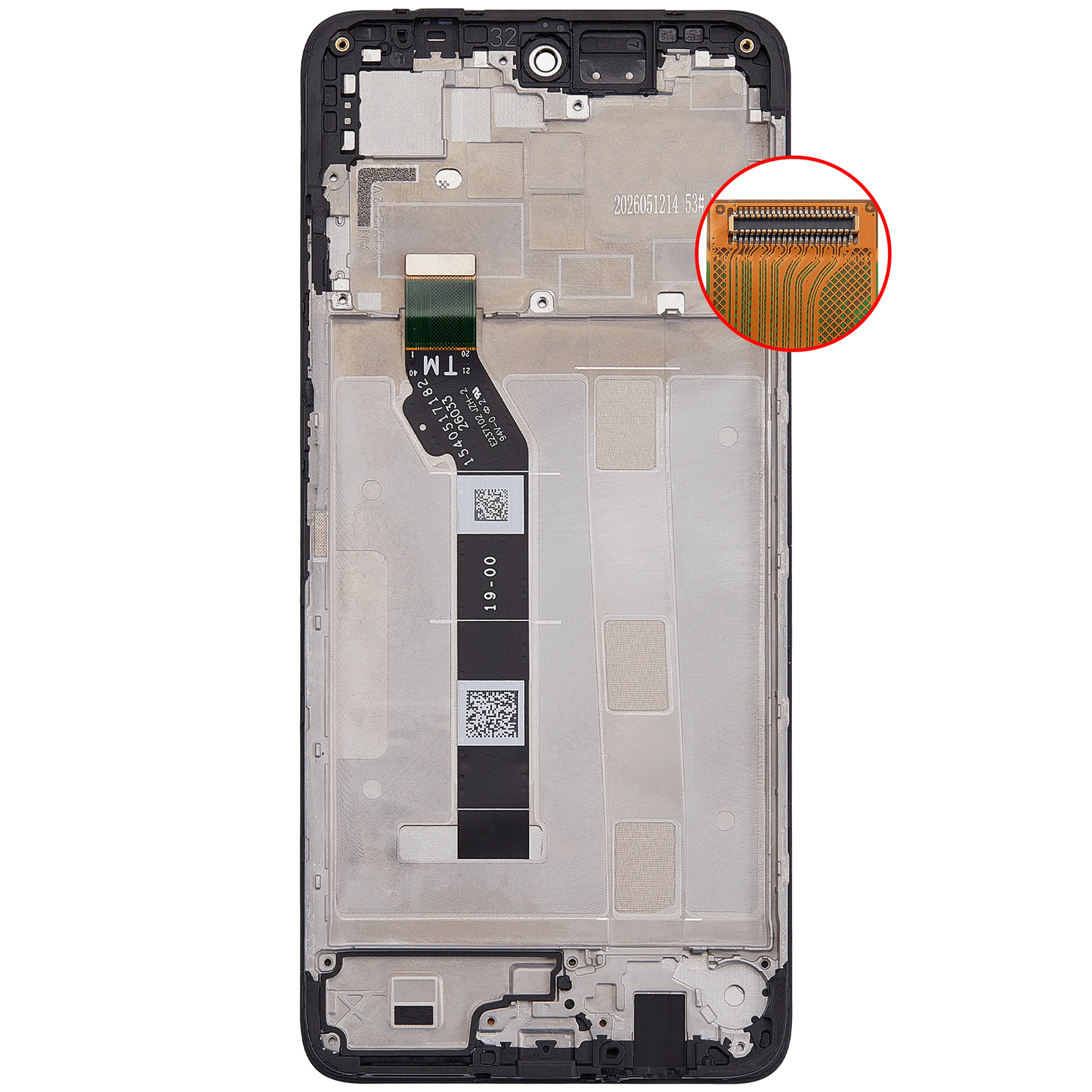 LCD Assembly With Frame For Motorola Moto G37 (XT2625-4-5 / 2026) / G37 Power (XT2625-3-6 / 2026) (Refurbished) (All replacement part SKU 107082268772 image 9