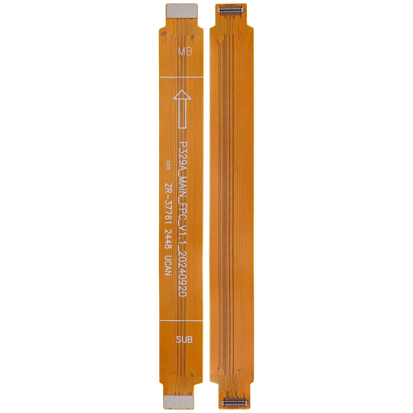 Mainboard Flex Cable for Moto E15 (XT2523 / 2025) - Motorola flex cable replacement part, SKU 107082360016, repair component view 2