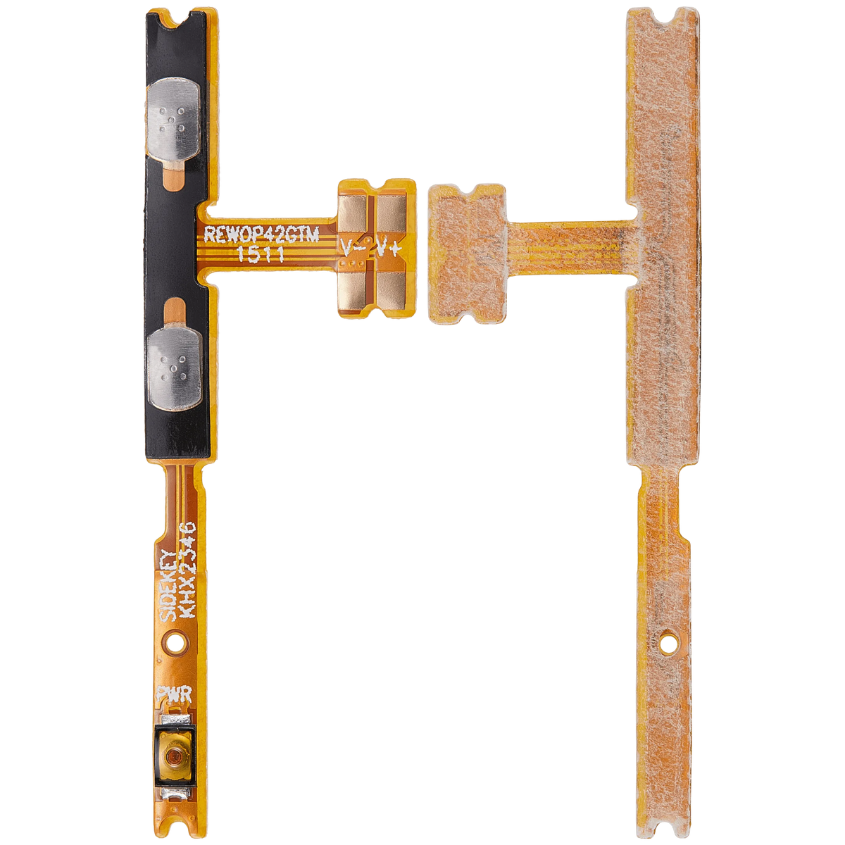 Power Button Flex Cable for Moto E15 (XT2523 / 2025) - Motorola flex cable replacement part, SKU 107082360017, repair component view 2