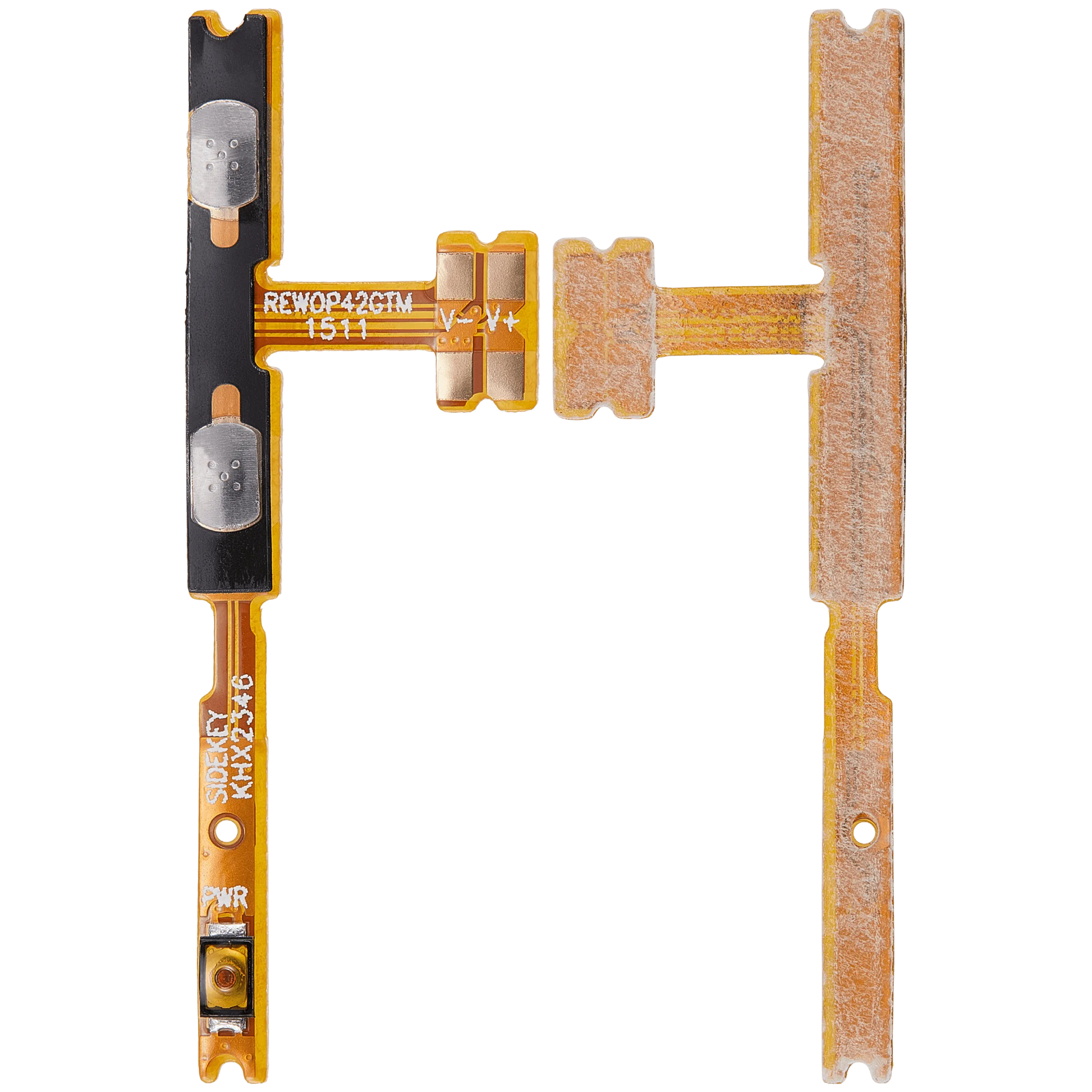 Power Button Flex Cable for Moto E15 (XT2523 / 2025) - Motorola flex cable replacement part, SKU 107082360017, repair component view 2