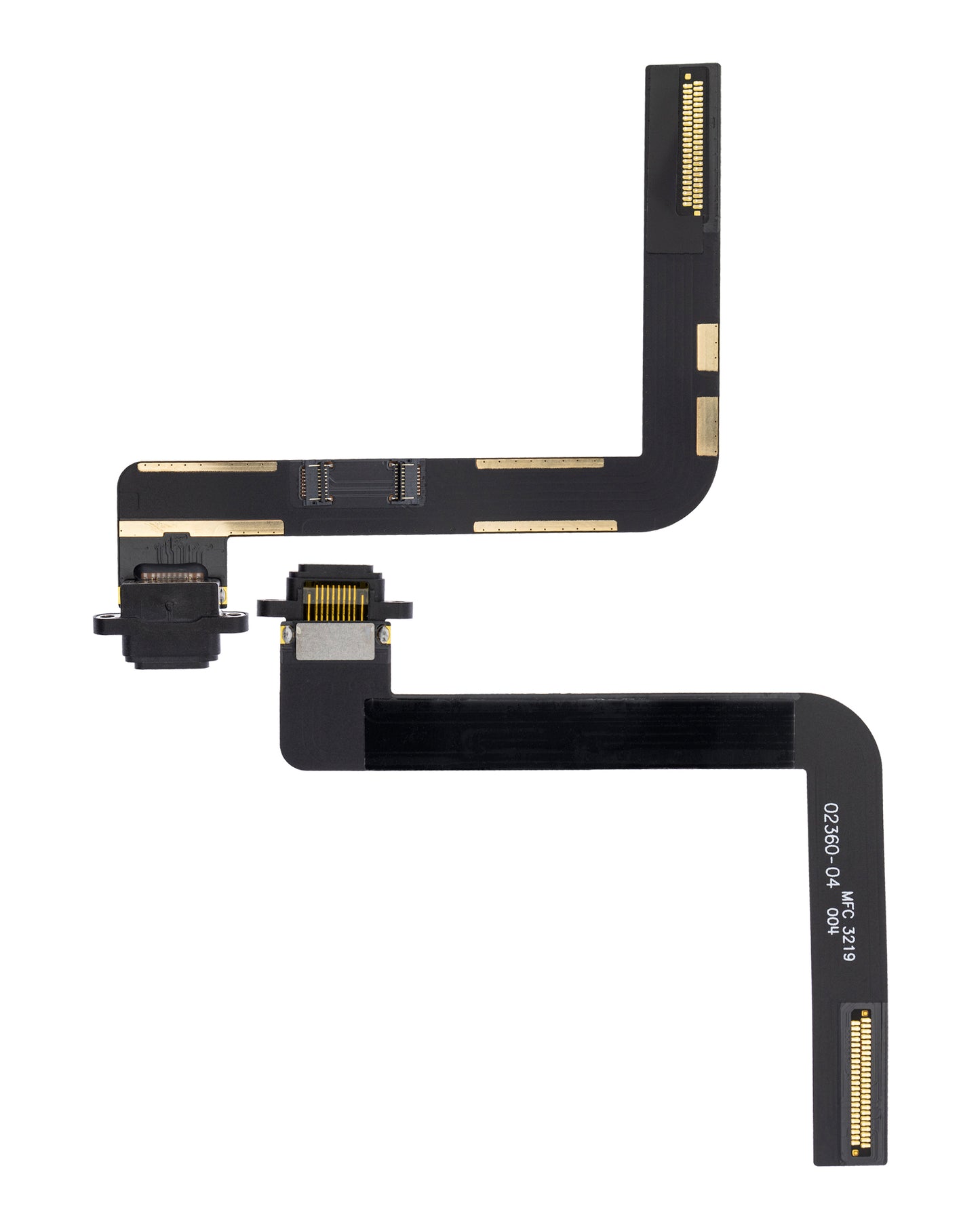 Charging Port Flex Cable For iPad 7 (2019) / iPad 8 (2020) / iPad 9 (2021) (Black) (Aftermarket Plus)