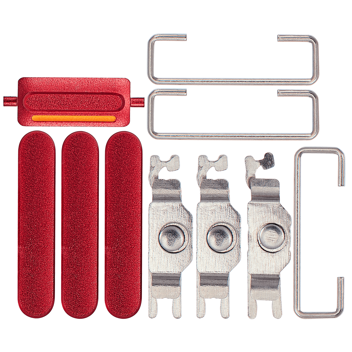 Hard Buttons (Power / Volume / Switch) For iPhone SE (2020) (Red)
