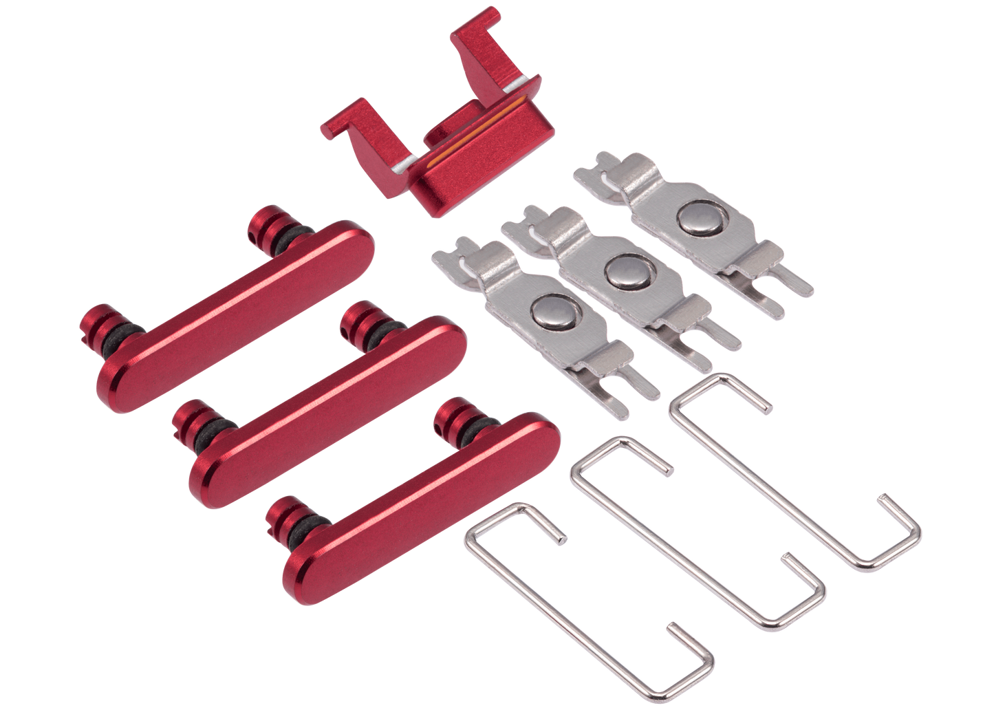 Hard Buttons (Power / Volume / Switch) For iPhone SE (2020) (Red)