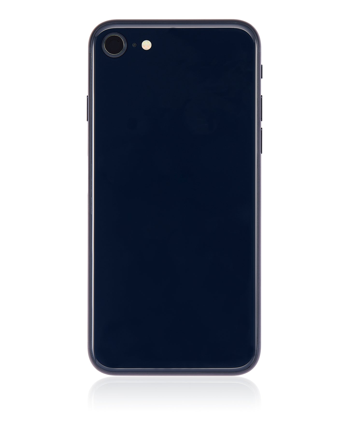 Back Housing W/ Small Components Pre-Installed For iPhone SE (2022) (Used OEM Pull: Grade A) (Midnight)