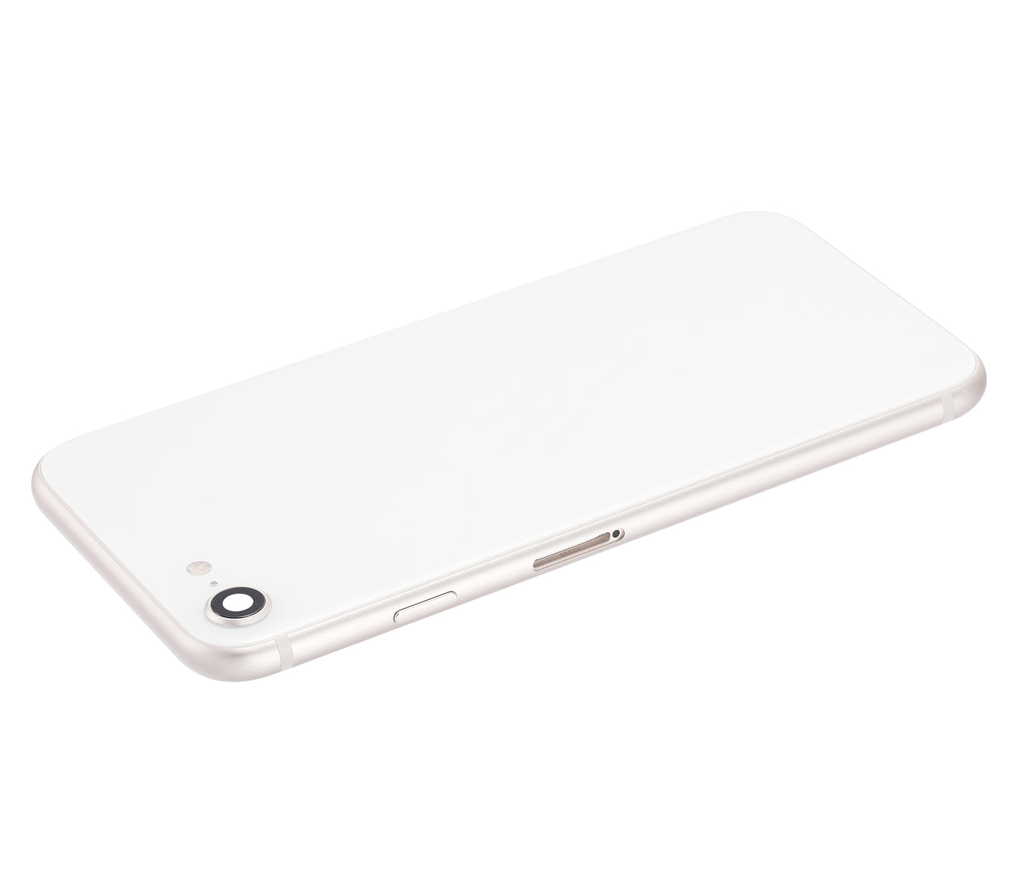 Back Housing W/ Small Components Pre-Installed For iPhone SE (2022) (Used OEM Pull: Grade A) (Starlight)