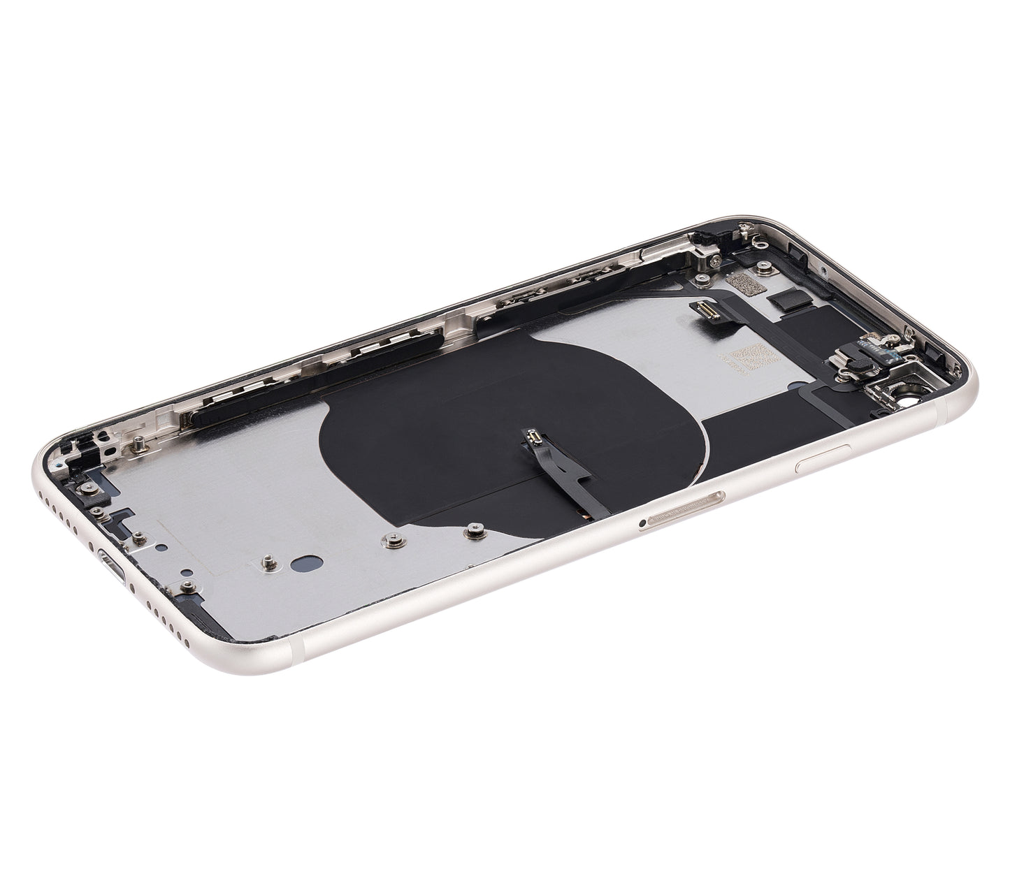 Back Housing W/ Small Components Pre-Installed For iPhone SE (2022) (Used OEM Pull: Grade A) (Starlight)