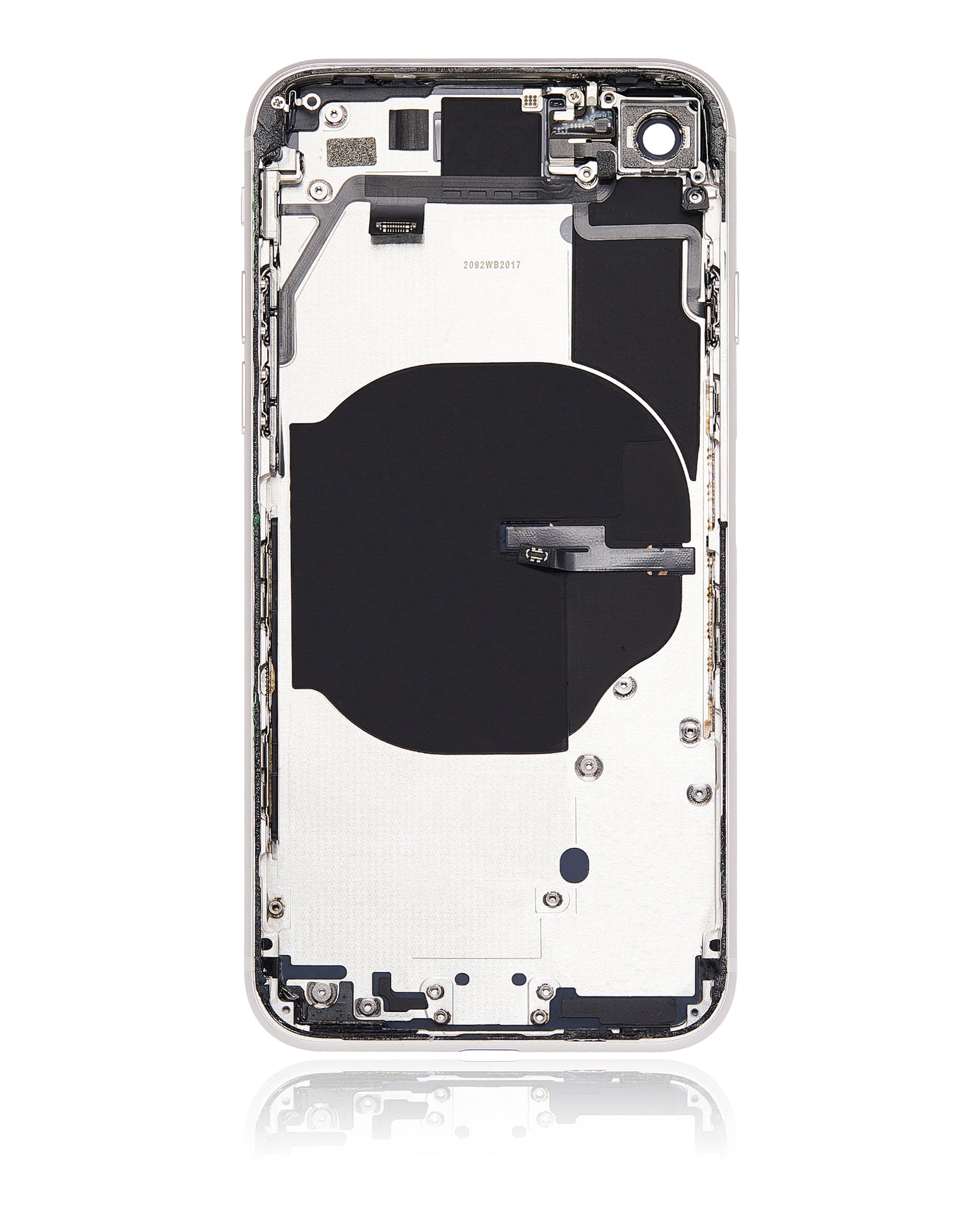 Back Housing W/ Small Components Pre-Installed For iPhone SE (2022) (Used OEM Pull: Grade B) (Starlight)
