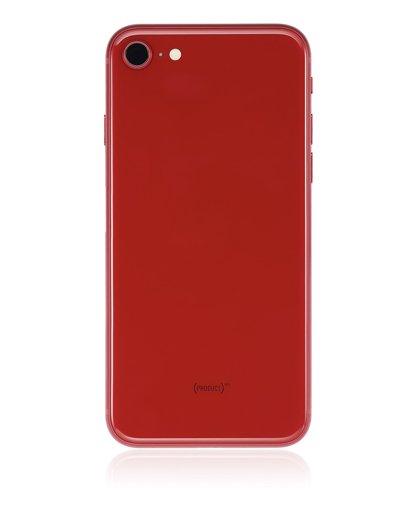 Back Housing W/ Small Components Pre-Installed For iPhone SE (2022) (Used OEM Pull: Grade C) (Red)