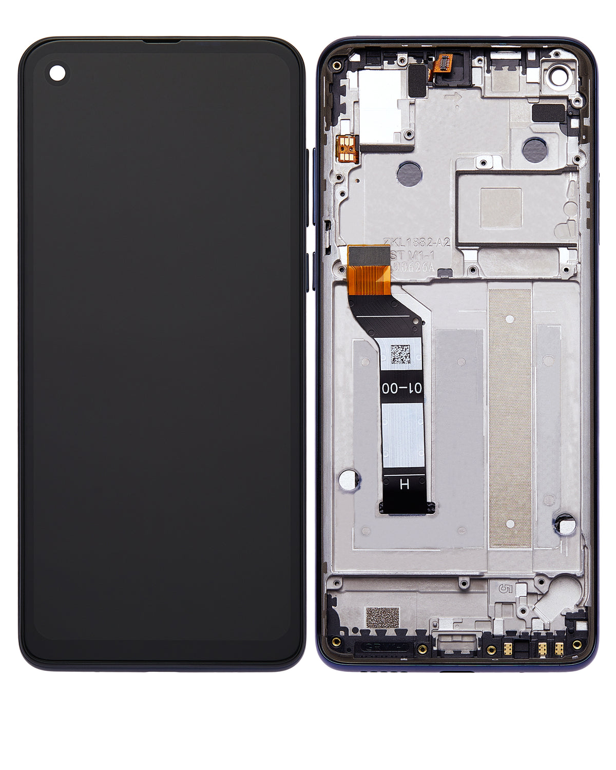 LCD Assembly With Frame For Motorola One Action (XT2013-1 / XT2013-2 / XT2013-4 / 2019) (Refurbished) (Denim Blue) - Motorola replacement part - product image 6 - SKU 107085002901