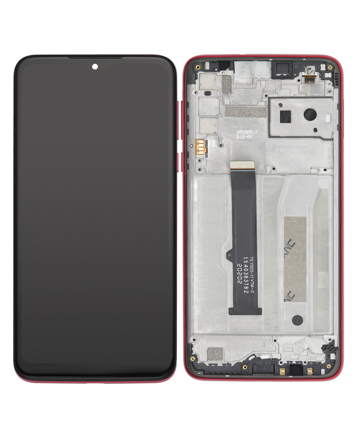 LCD Assembly With Frame For Motorola Moto G8 Play (XT2015 / 2019) (Refurbished) (Magenta Red) | compatible mobile phone replacement part | SKU 107085003403 | product image 6
