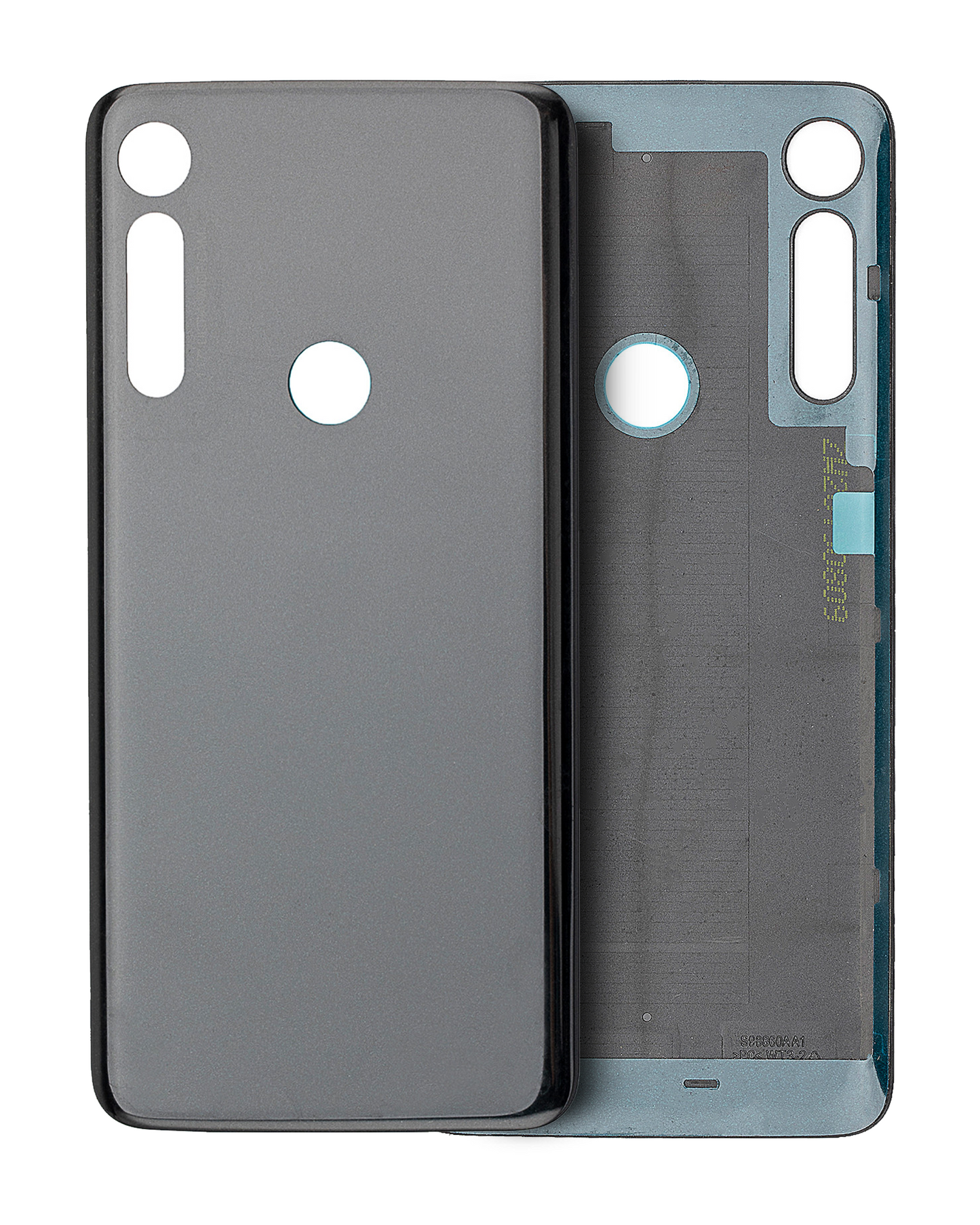 Back cover Glass For Motorola Moto G8 Play (XT2015 / 2019) (Black Onyx) | compatible mobile phone replacement part | SKU 107085003430 | product image 1