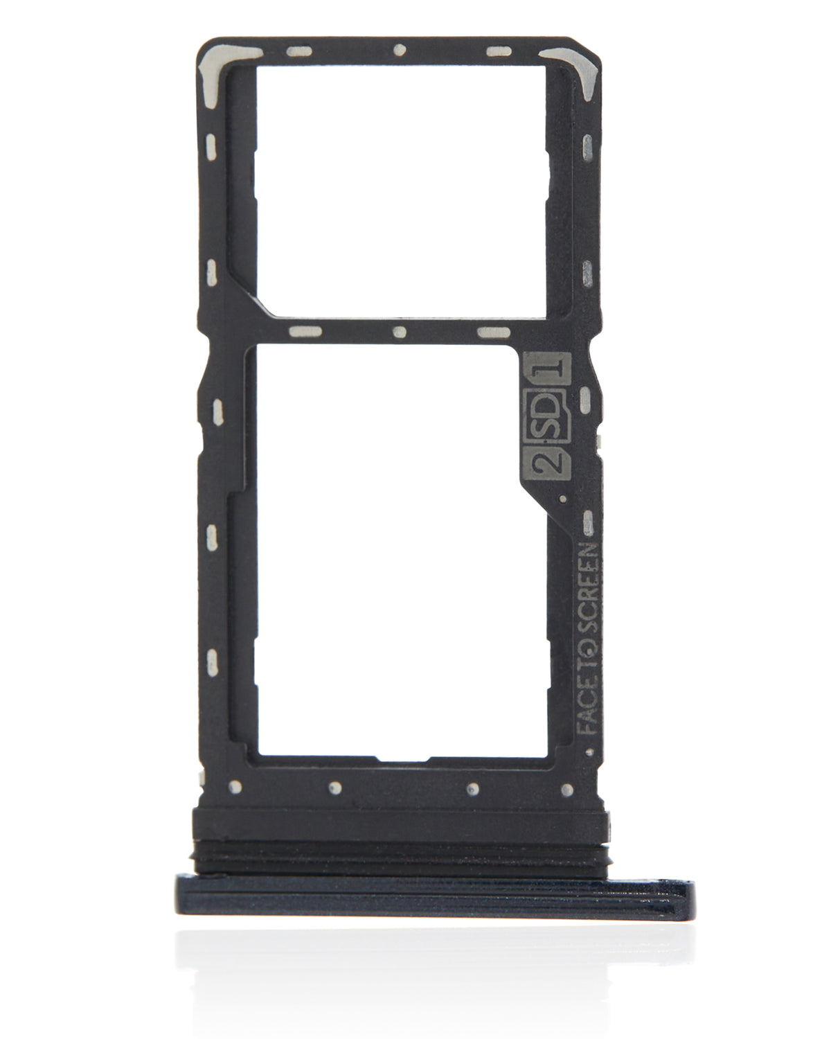 Dual Sim Card Tray For Motorola Moto G8 Play (XT2015 / 2019) (Black Onyx) | compatible mobile phone replacement part | SKU 107085003434 | product image 2