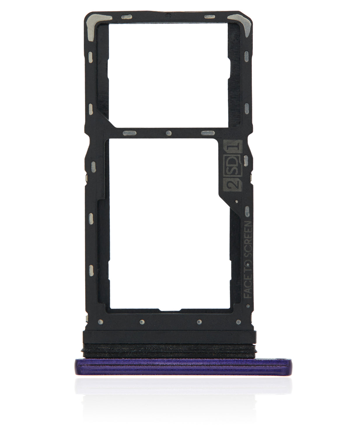 Dual Sim Card Tray For Motorola Moto G8 Play (XT2015 / 2019) (Purple) | compatible mobile phone replacement part | SKU 107085003436 | product image 2