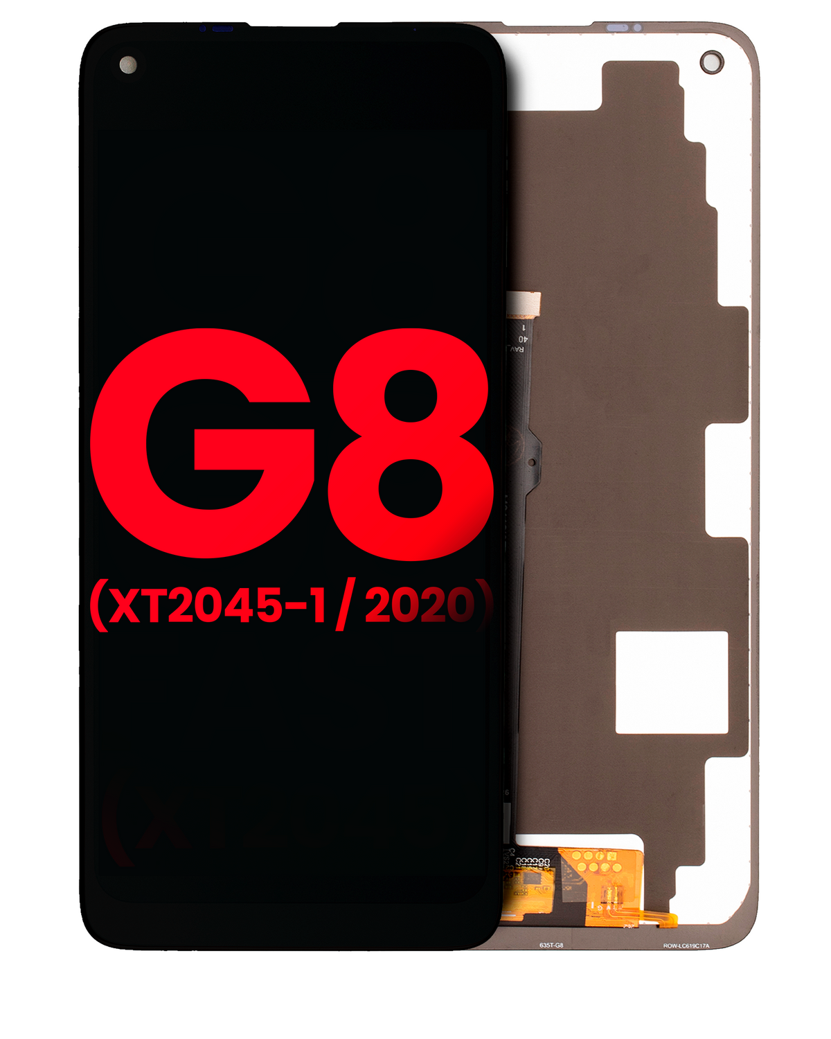 LCD Assembly Without Frame For Motorola Moto G8 (XT2045-1 / 2020) (Aftermarket Plus: Incell) (Black) | compatible mobile phone replacement part | SKU 107085003901 | product image 1