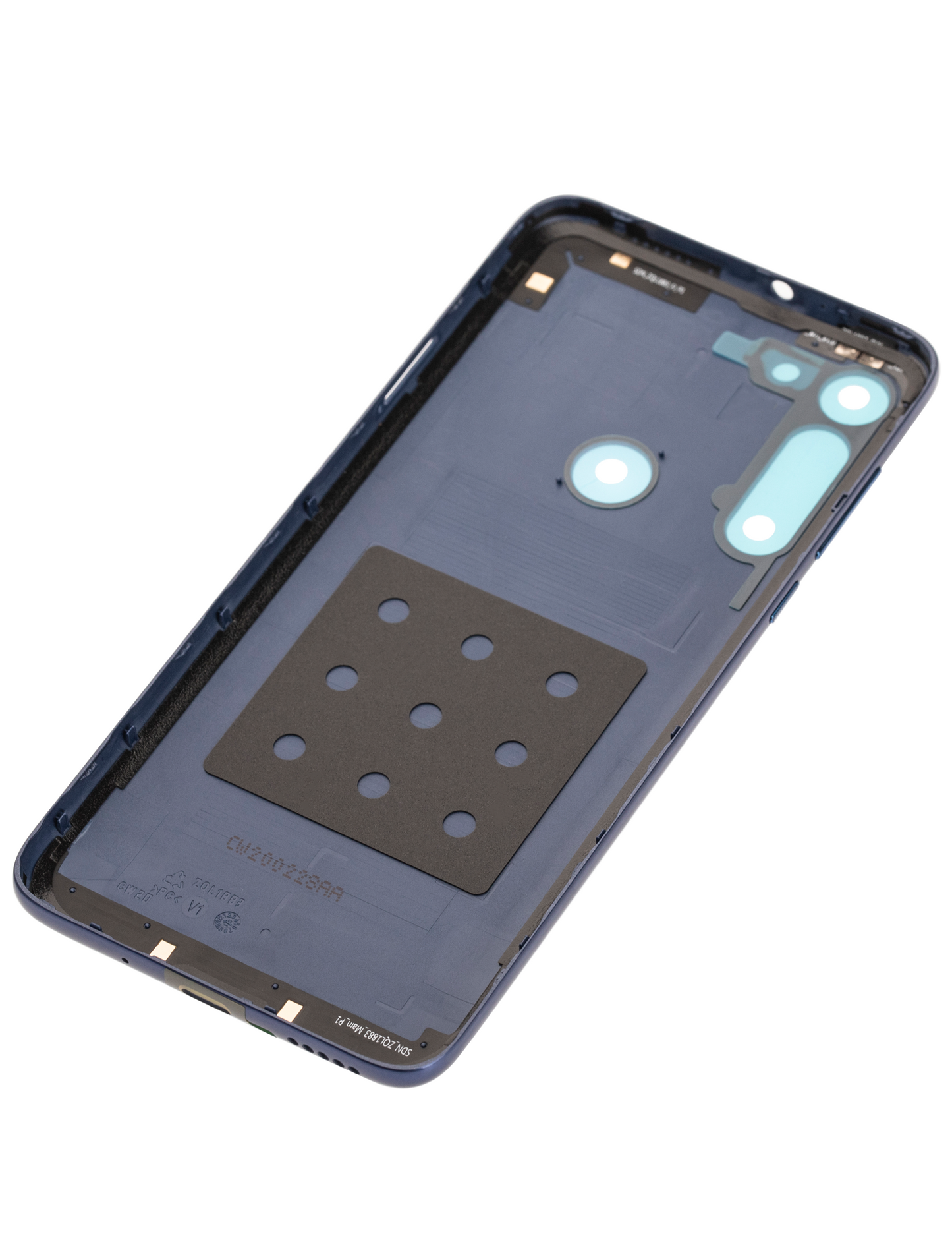 Back cover Glass For Motorola Moto G8 (XT2045-1 / 2020) / G Fast (XT2045-3 / 2020) (Neon Blue) | compatible mobile phone replacement part | SKU 107085003915 | product image 3