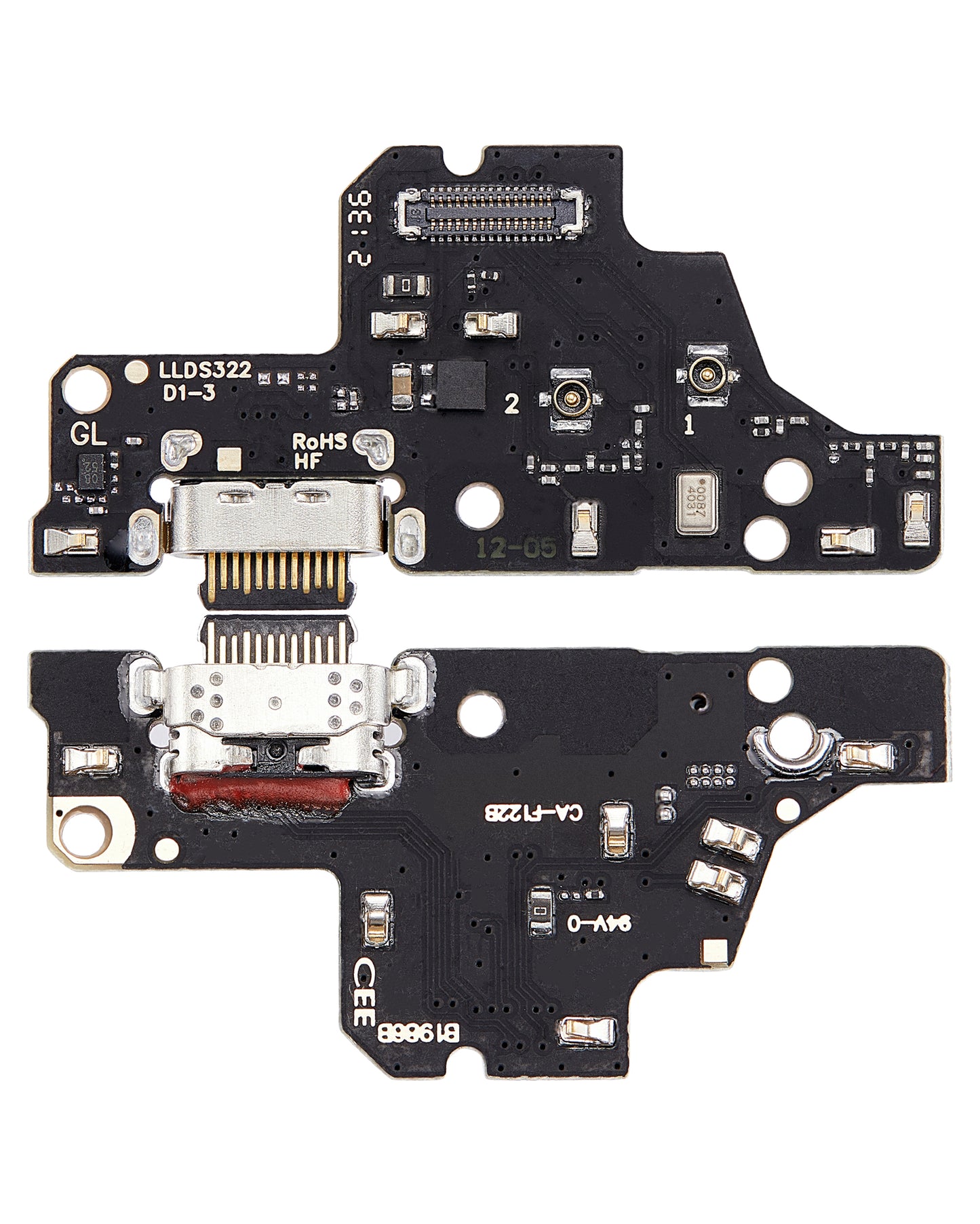 Charging Port Board For Motorola Moto G41 (XT2167 / 2022) (Aftermarket Plus) replacement part SKU 107085004002 image 6