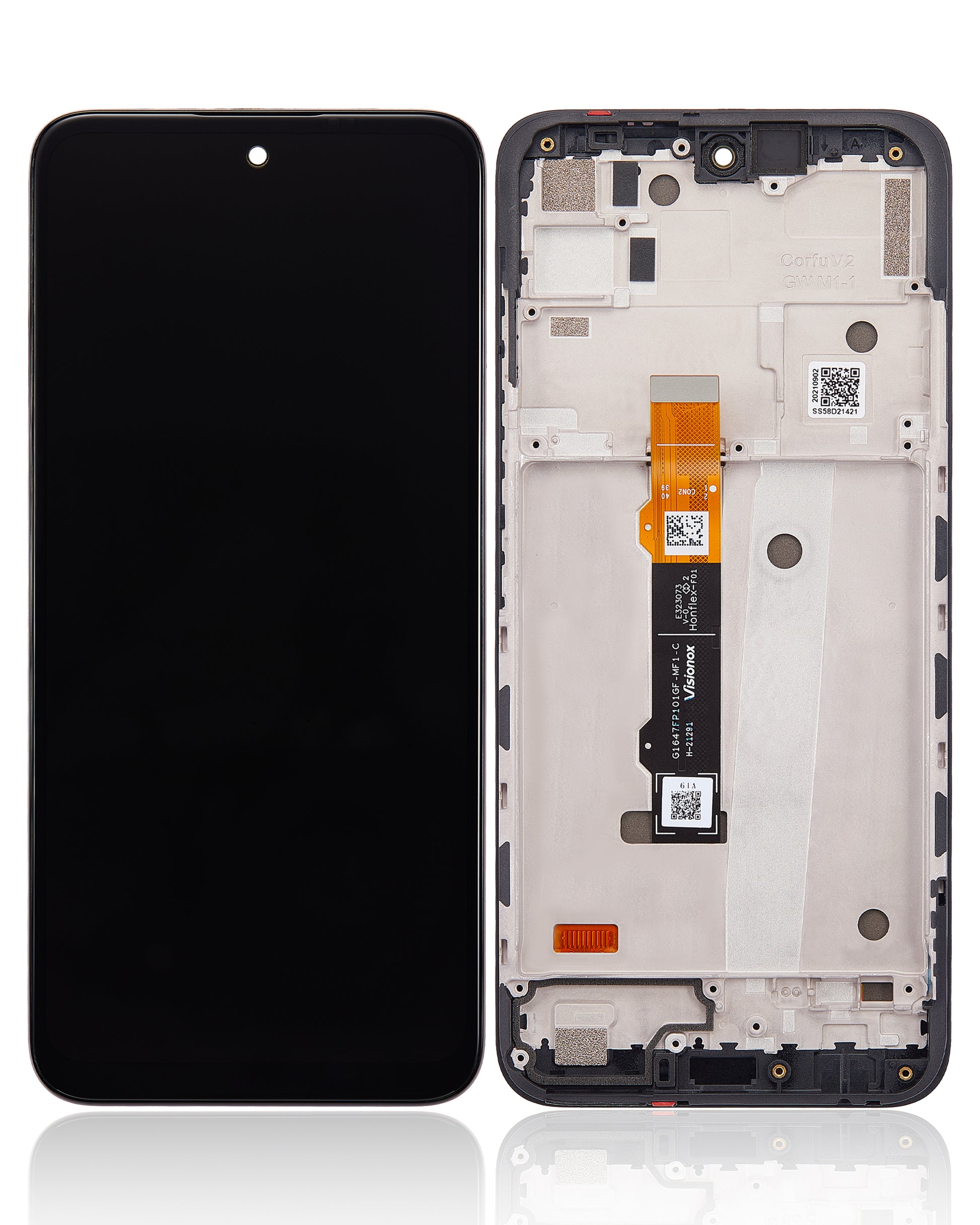 OLED Assembly With Frame For Motorola Moto G71 5G (XT2169 / 2022) (Refurbished) (All Colors) replacement part SKU 107085004004 image 7