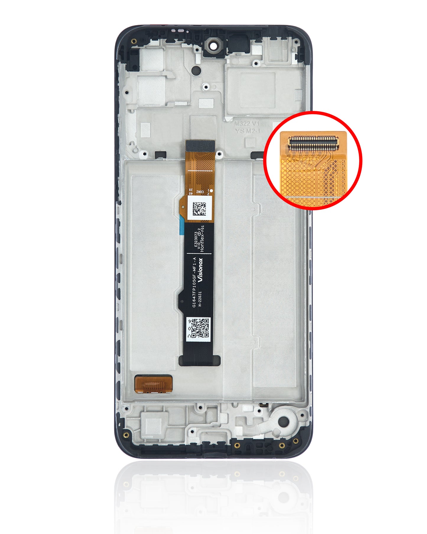 OLED Assembly With Frame For Motorola Moto G31 (XT2173 / 2021) (Refurbished) (All Colors) replacement part SKU 107085004005 image 8