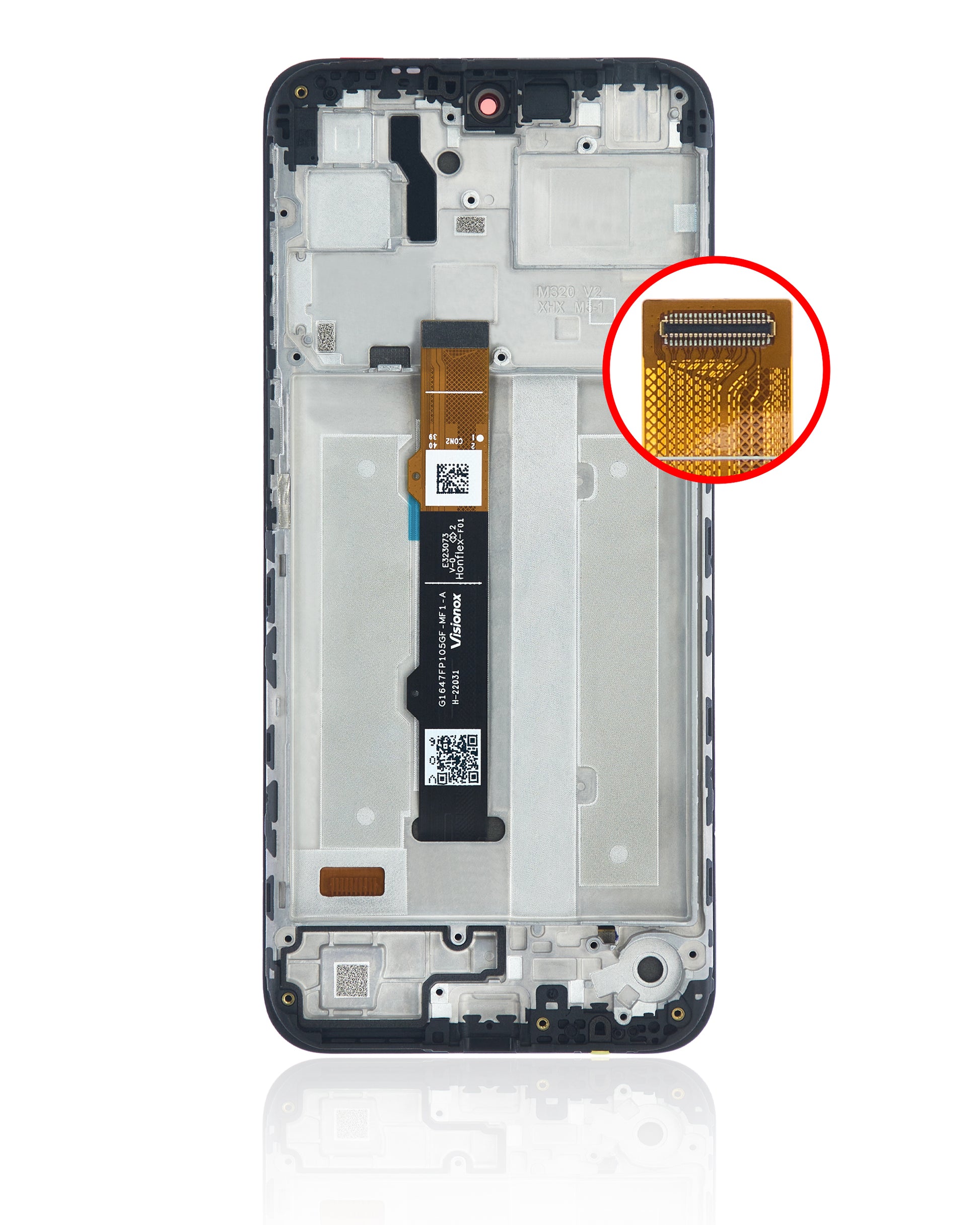 OLED Assembly With Frame For Motorola Moto G41 (XT2167 / 2022) (Refurbished) (All Colors) replacement part SKU 107085004006 image 8