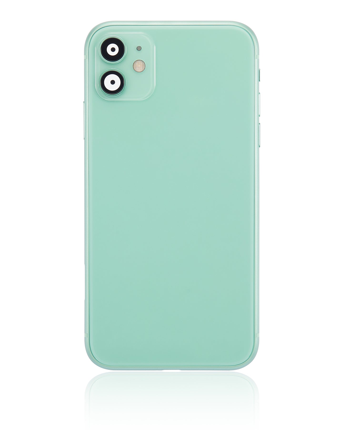 Back Housing W/ Small Components Pre-Installed For iPhone 11 (No Logo) (Aftermarket Plus) (Green)