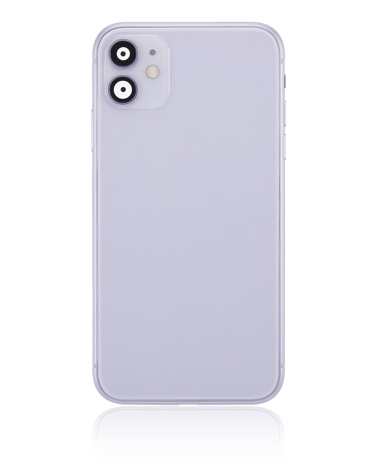 Back Housing W/ Small Components Pre-Installed For iPhone 11 (No Logo) (Aftermarket Plus) (Purple)