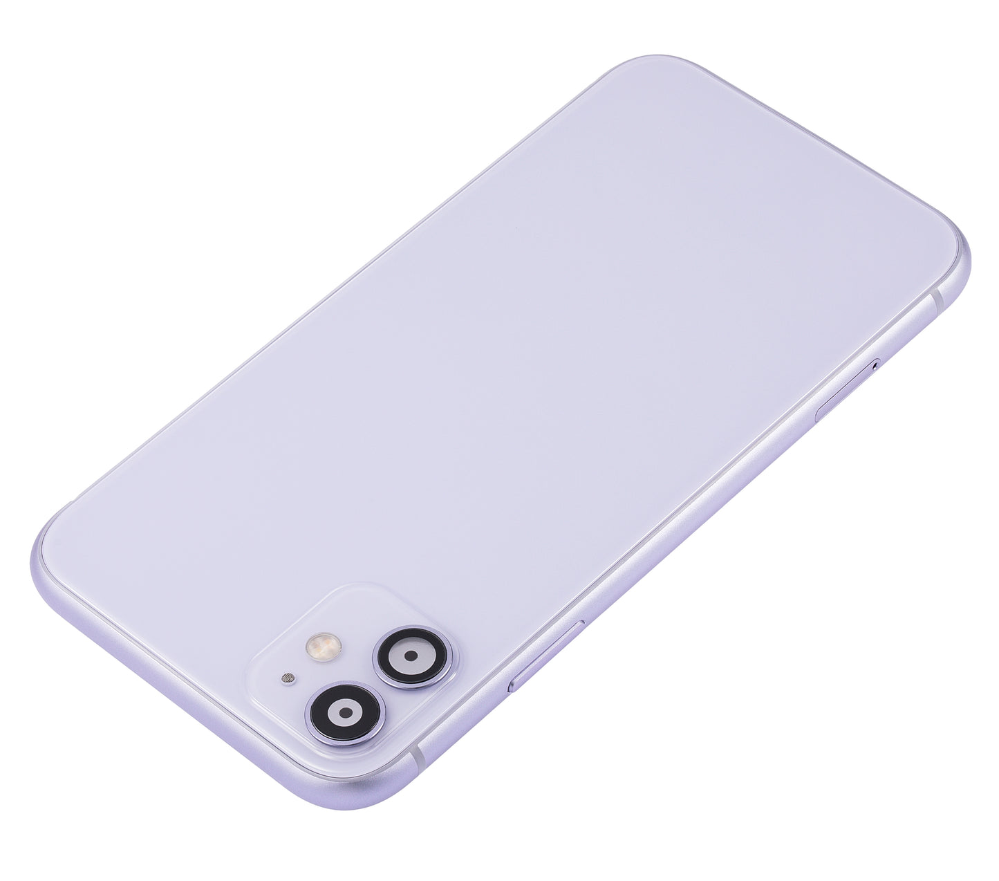 Back Housing W/ Small Components Pre-Installed For iPhone 11 (No Logo) (Aftermarket Plus) (Purple)