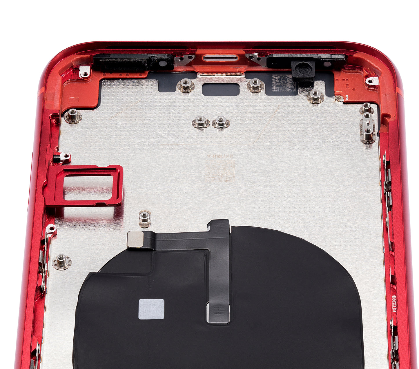 Back Housing W/ Small Components Pre-Installed For iPhone 11 (No Logo) (Aftermarket Plus) (Red)