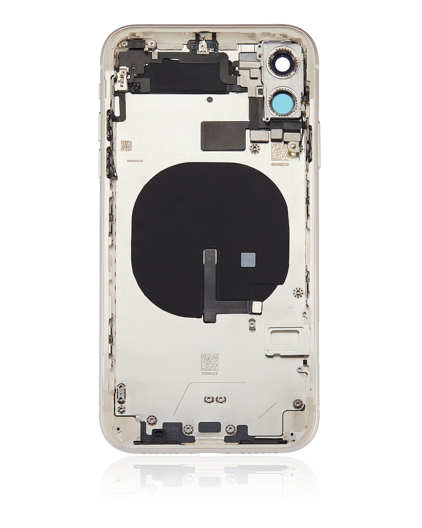 Back Housing W/ Small Components Pre-Installed For iPhone 11 (No Logo) (Aftermarket Plus) (White)