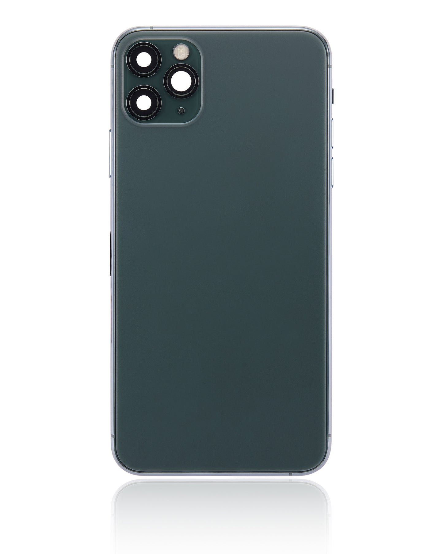 Back Housing W/ Small Components Pre-Installed For iPhone 11 Pro Max (No Logo) (Aftermarket Plus) (Midnight Green)