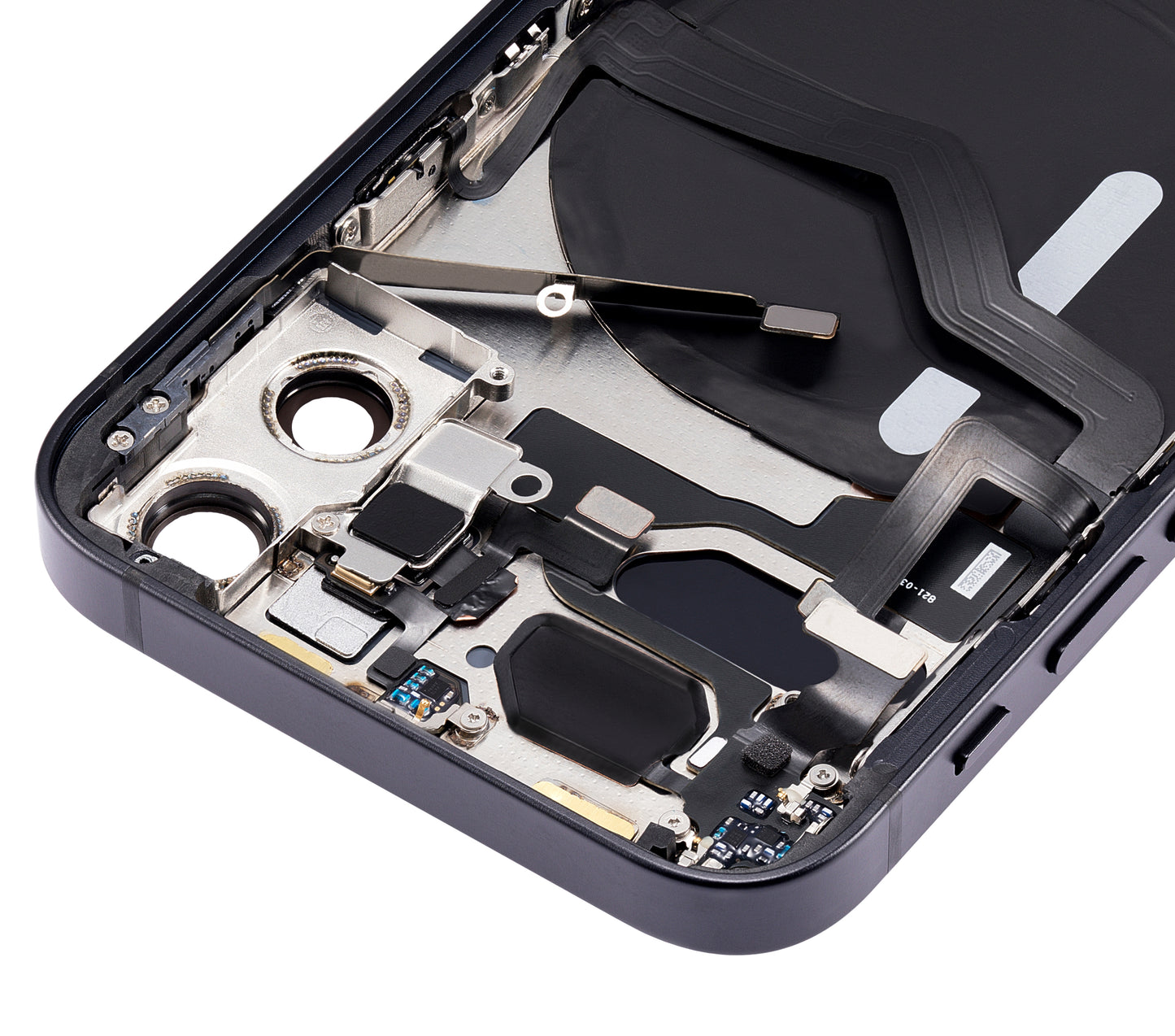 Back Housing W/ Small Parts For iPhone 12 Mini (US Version) (Aftermarket Plus) (Black)