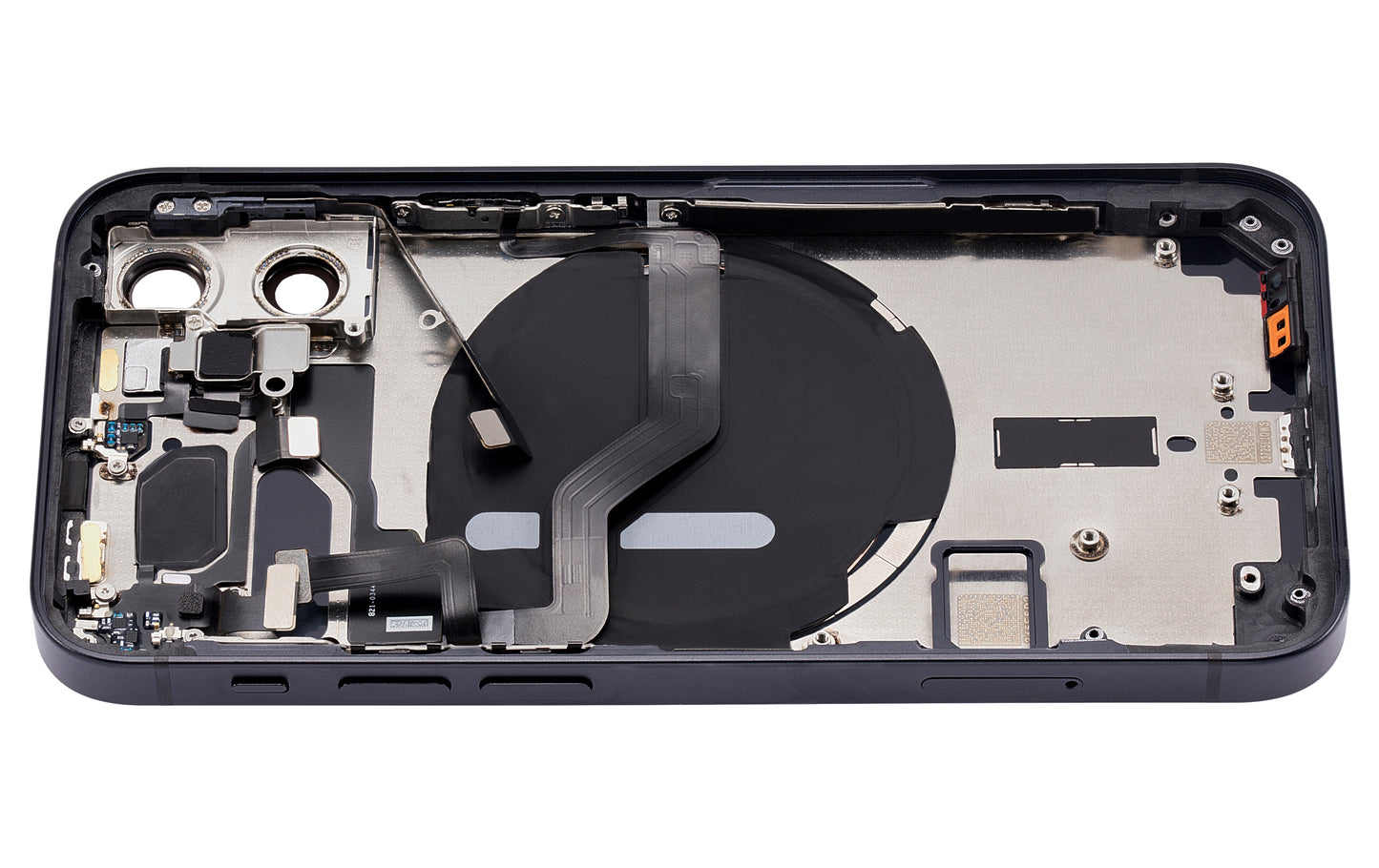 Back Housing W/ Small Parts For iPhone 12 Mini (US Version) (Aftermarket Plus) (Black)