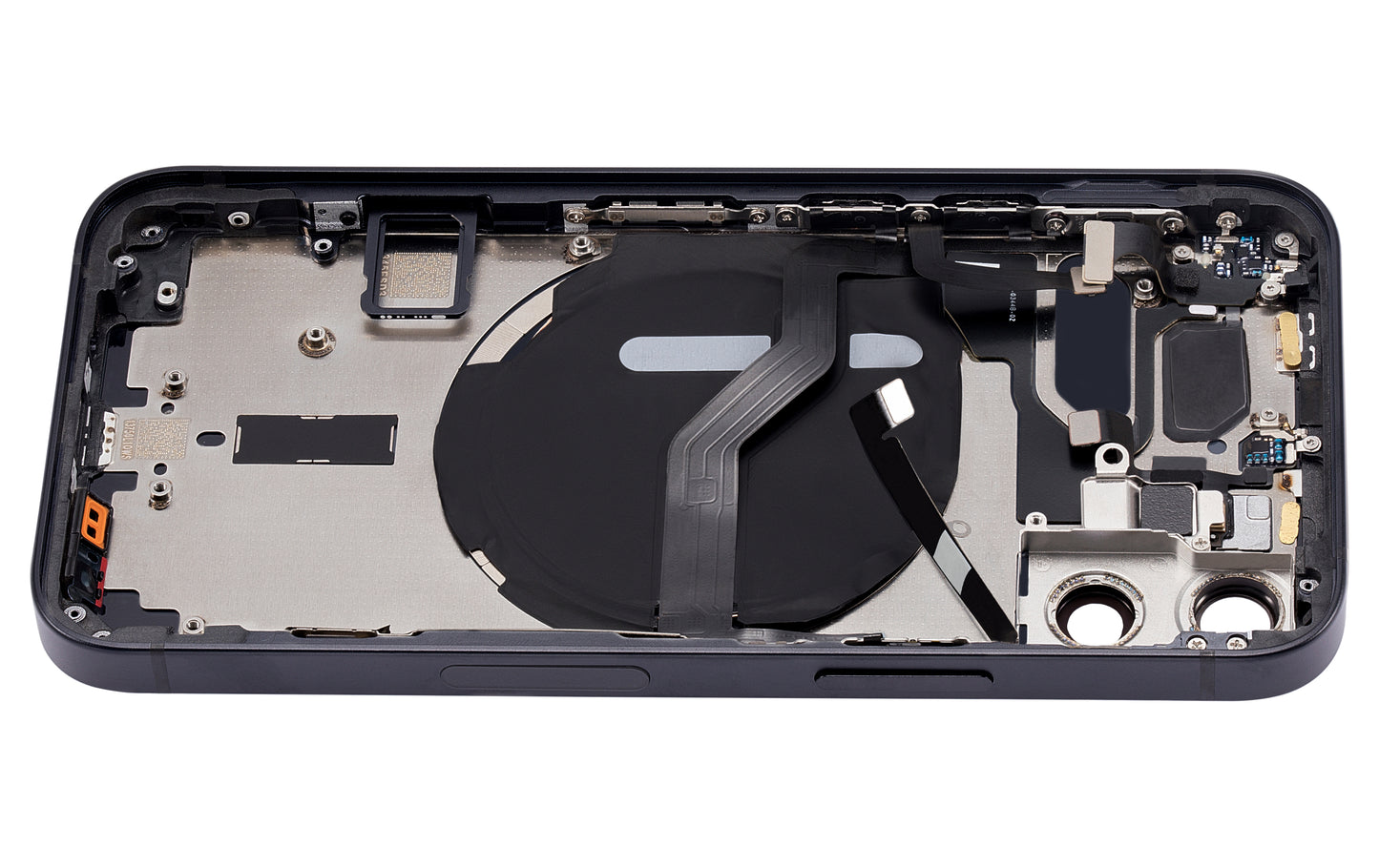 Back Housing W/ Small Parts For iPhone 12 Mini (US Version) (Aftermarket Plus) (Black)