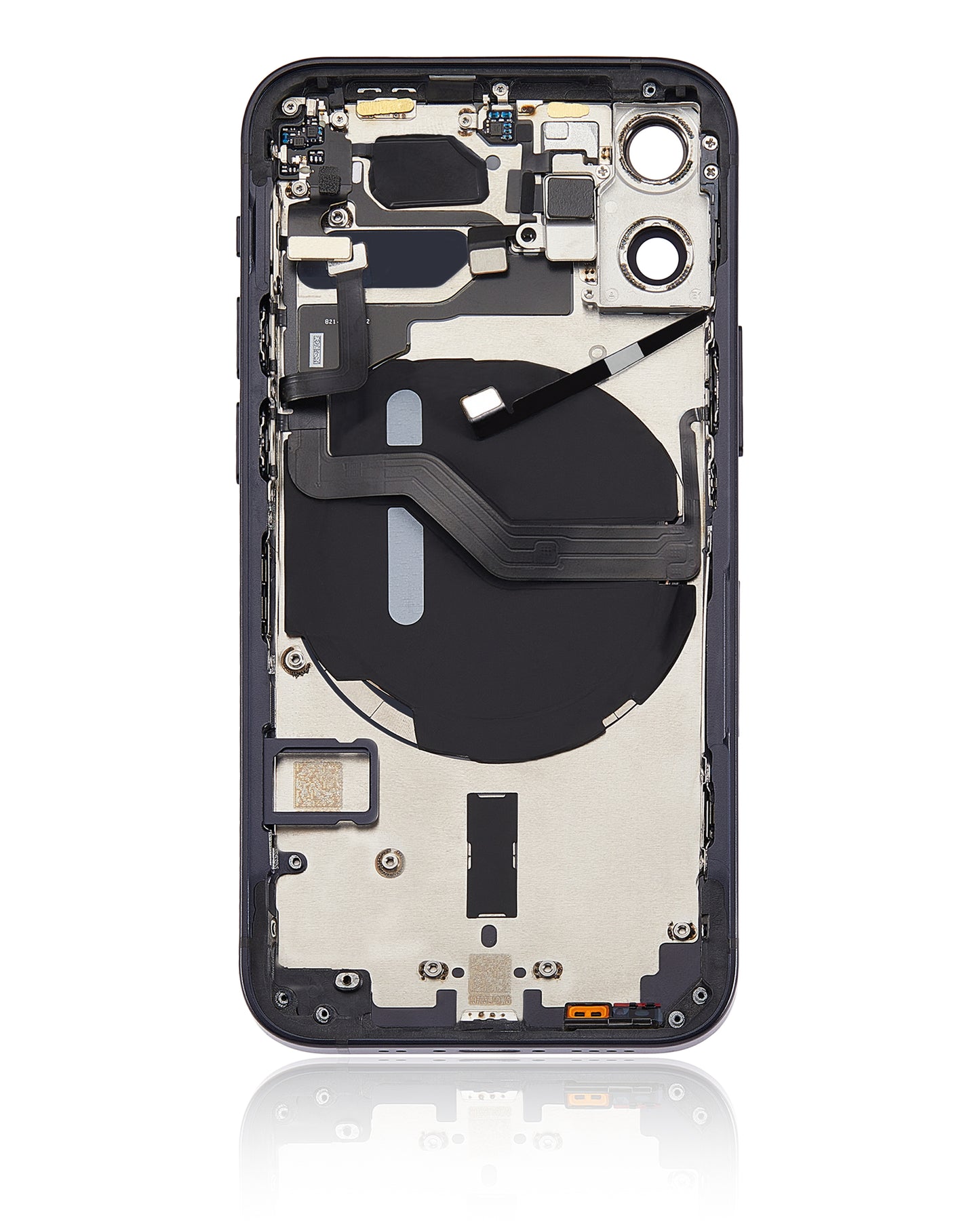 Back Housing W/ Small Parts For iPhone 12 Mini (US Version) (Aftermarket Plus) (Black)