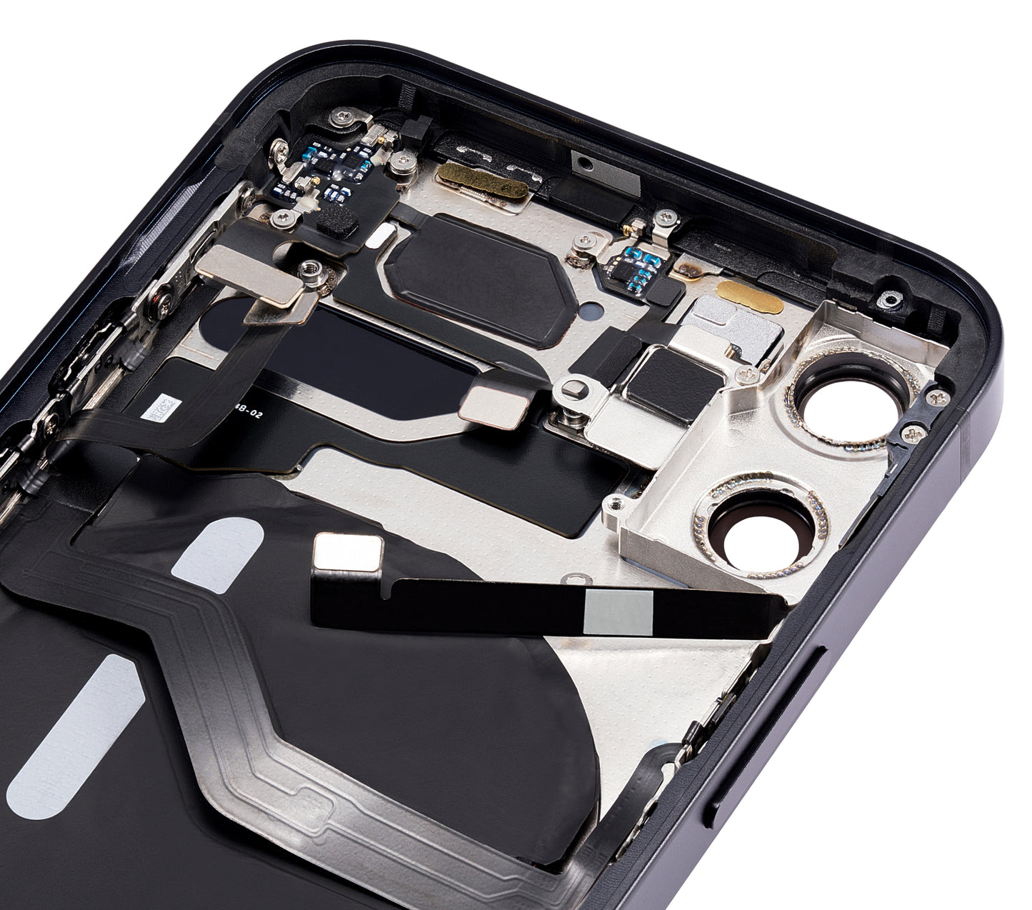 Back Housing W/ Small Parts For iPhone 12 Mini (US Version) (Aftermarket Plus) (Black)